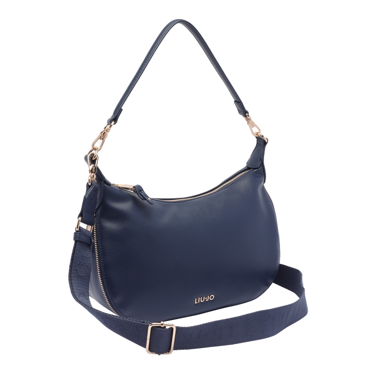 Liu •jo Logo Shoulder Bag Adjustable Strap In Blue