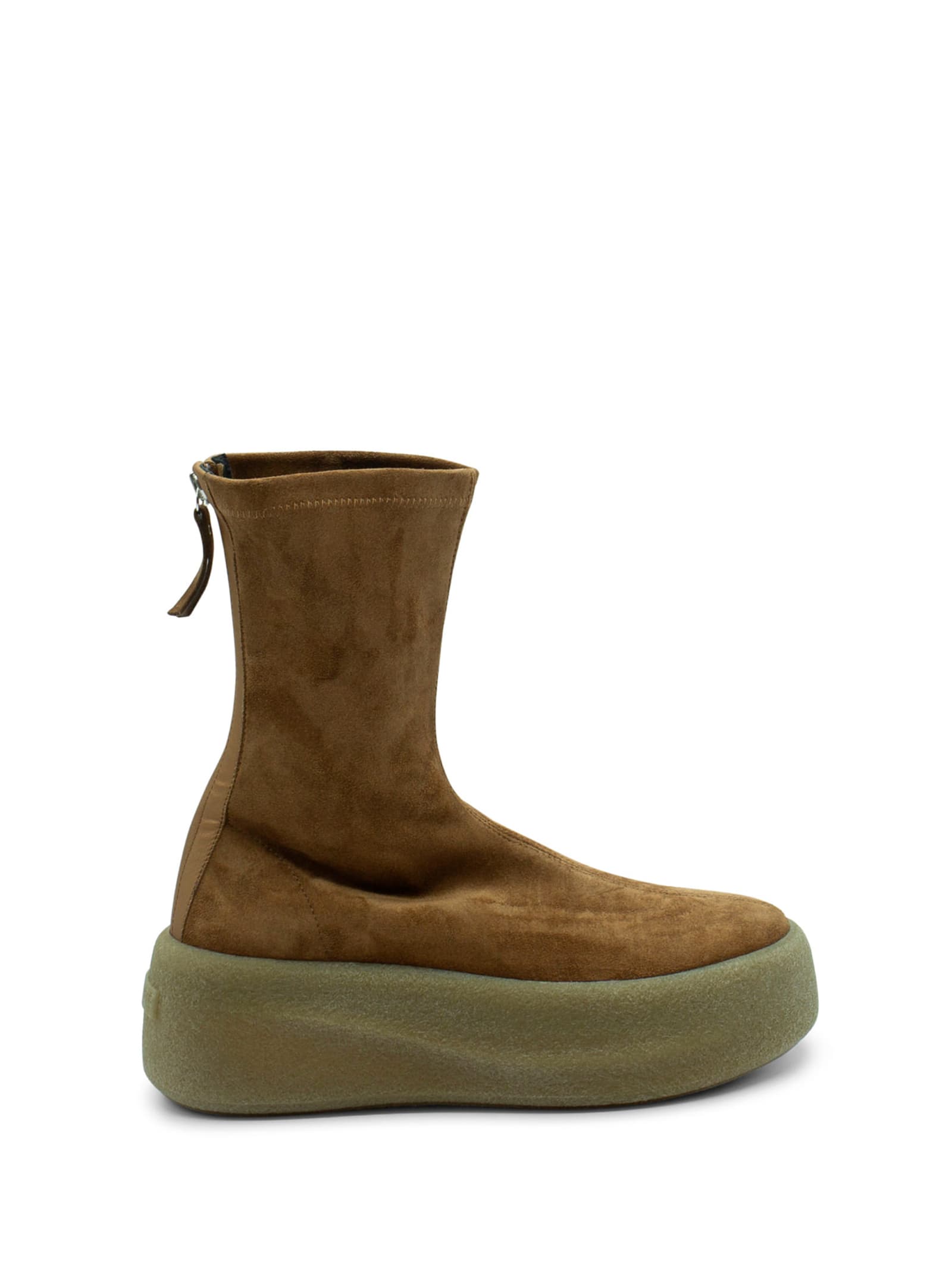 Vic Matié Stretch Suede Ankle Boot