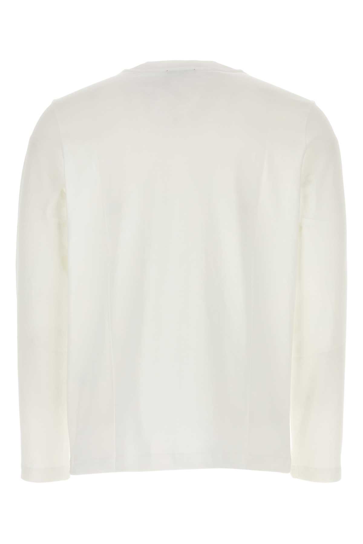 Shop Apc White Cotton Olivier T-shirt