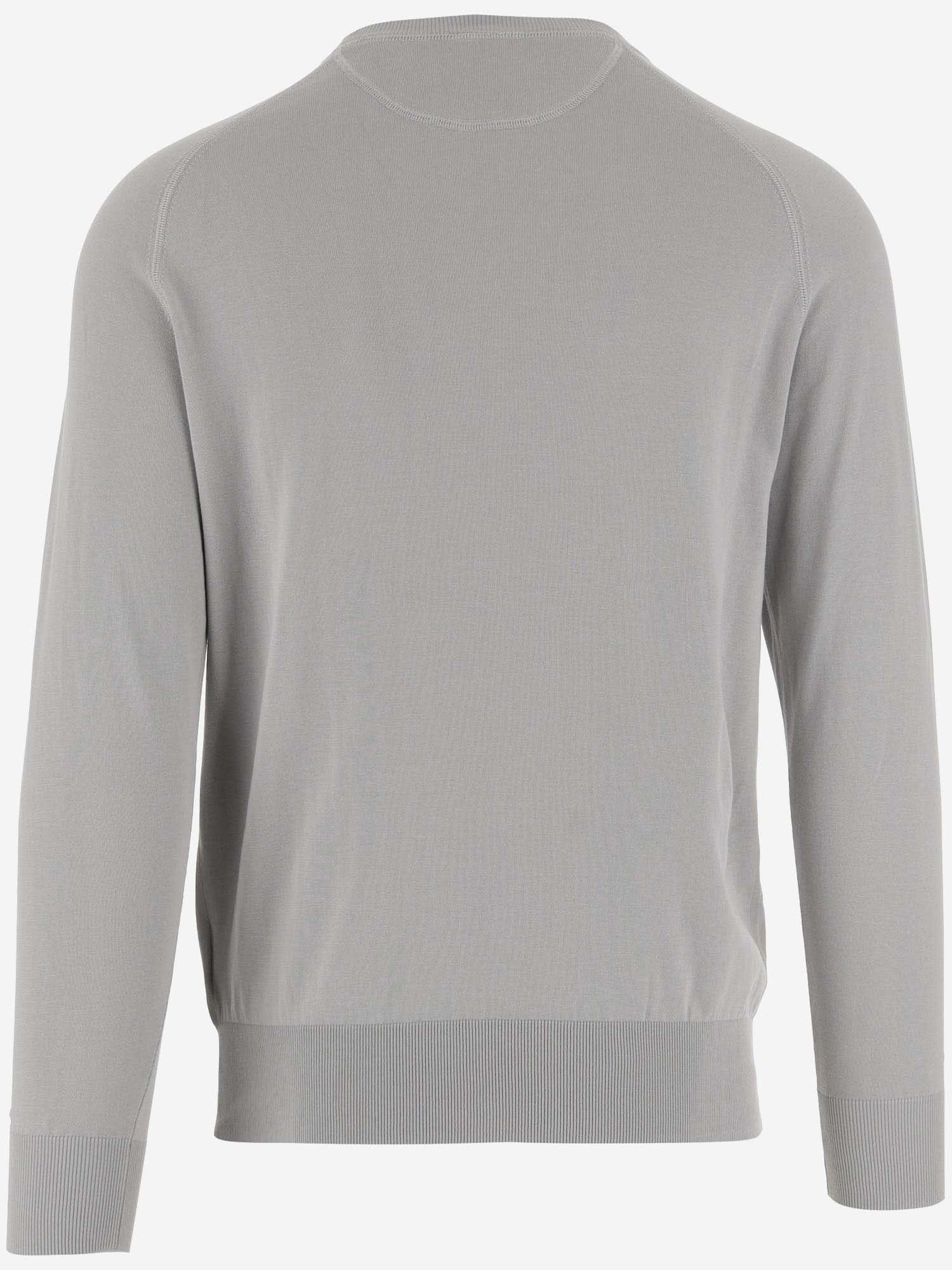 Shop Aspesi Cotton Pullover In Grey