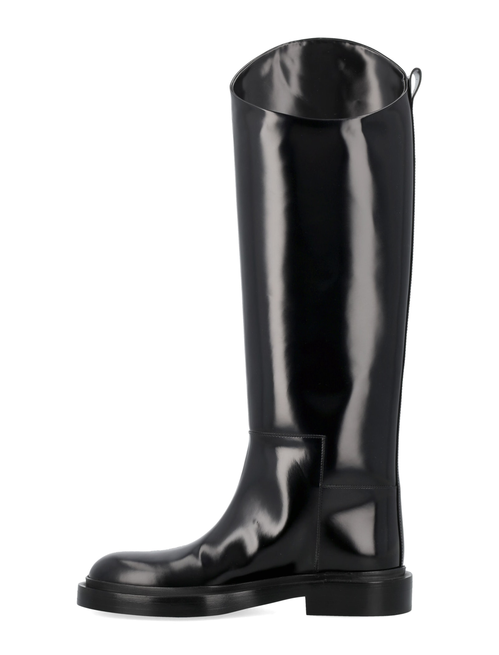 Shop Jil Sander Horse Boots In Black