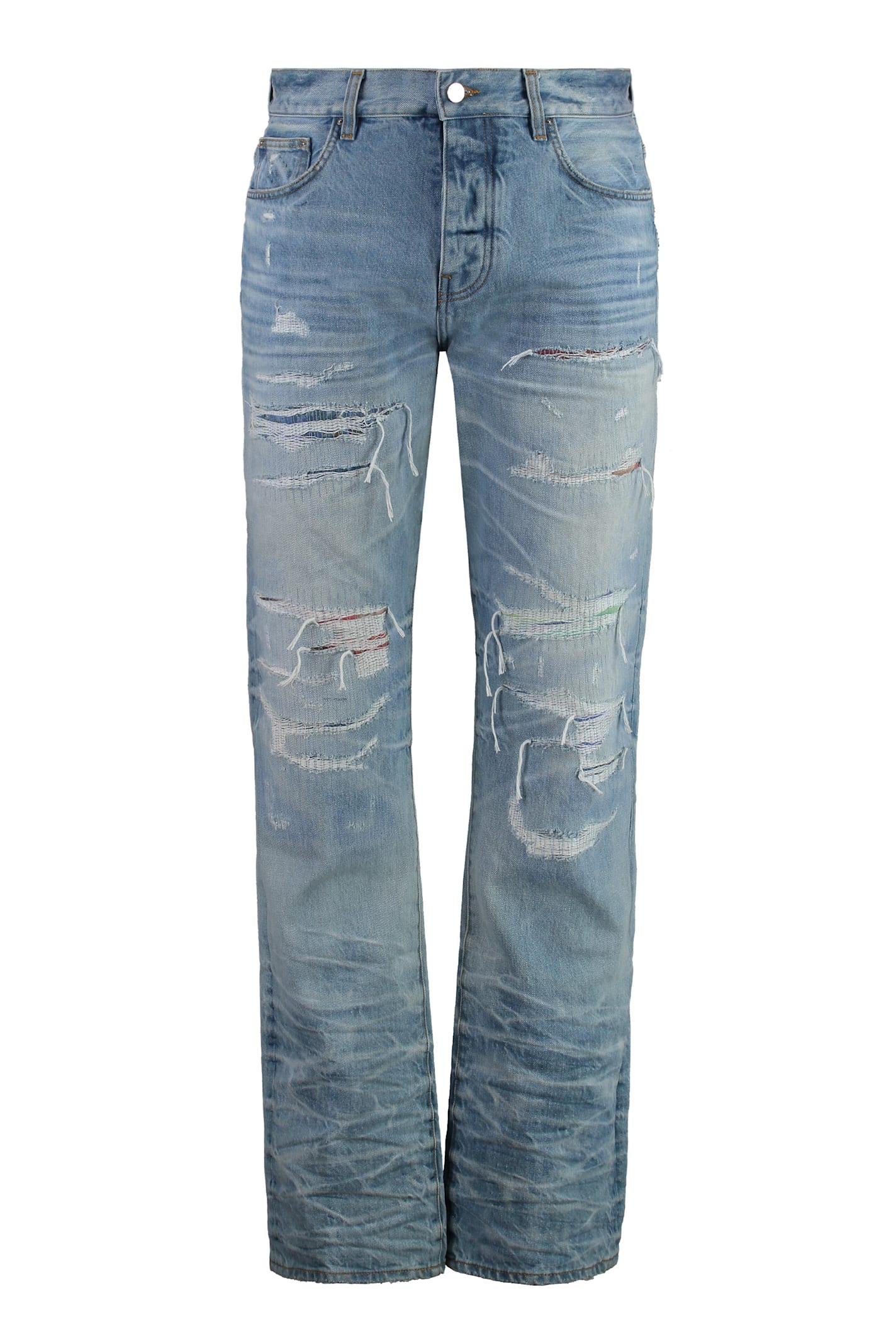 5-pocket Straight-leg Jeans