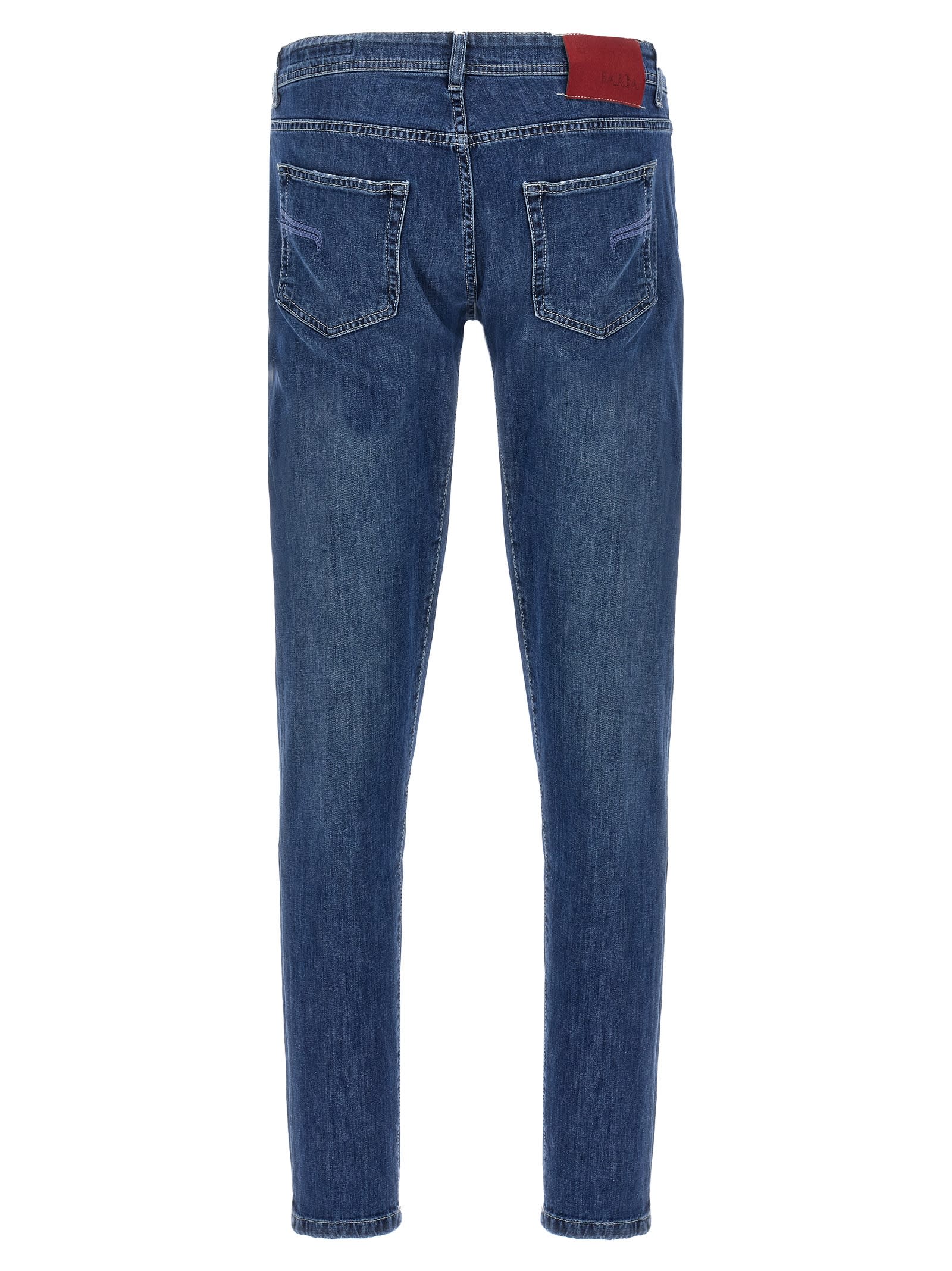 Barba Napoli Five Jeans In Blue