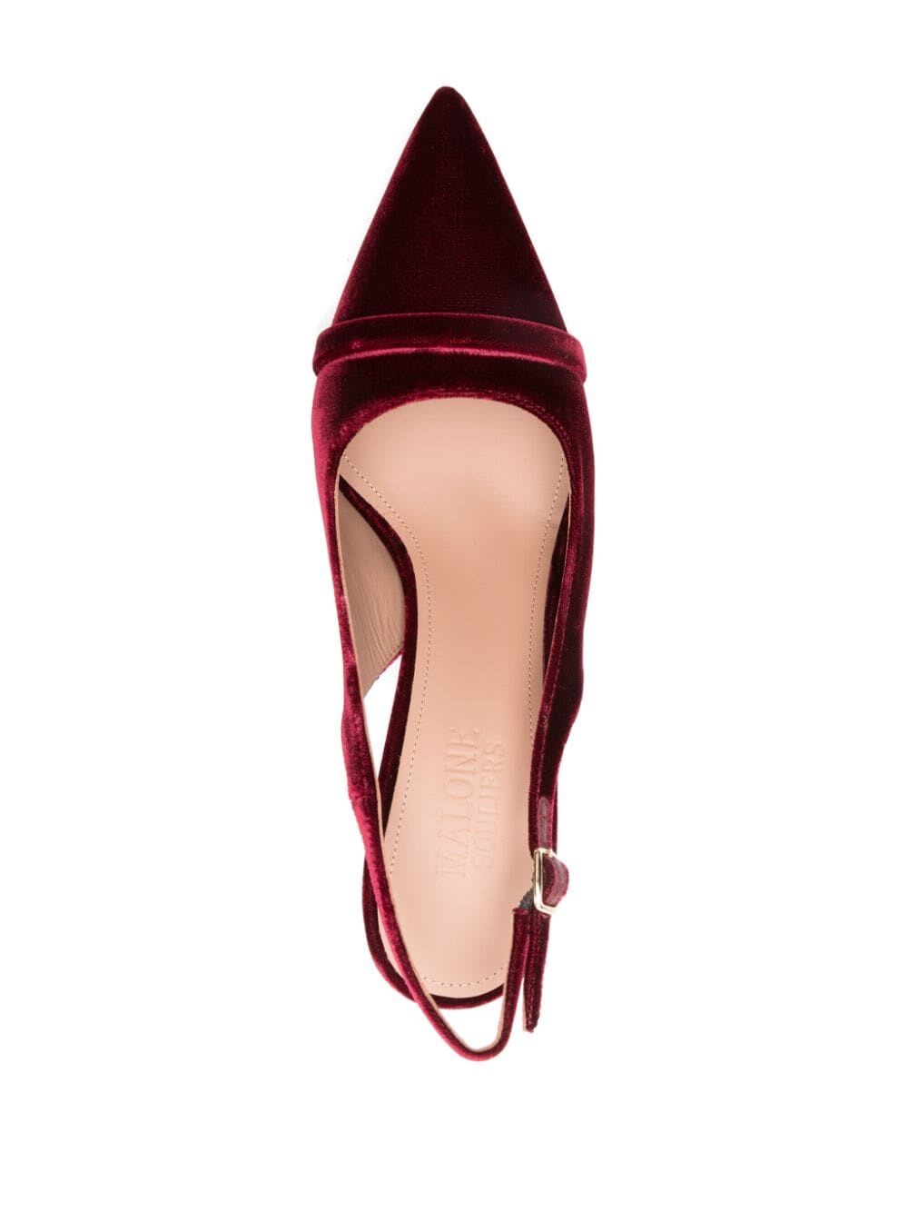 Shop Malone Souliers Jama 90 Sandals In Rosewood Rosewood