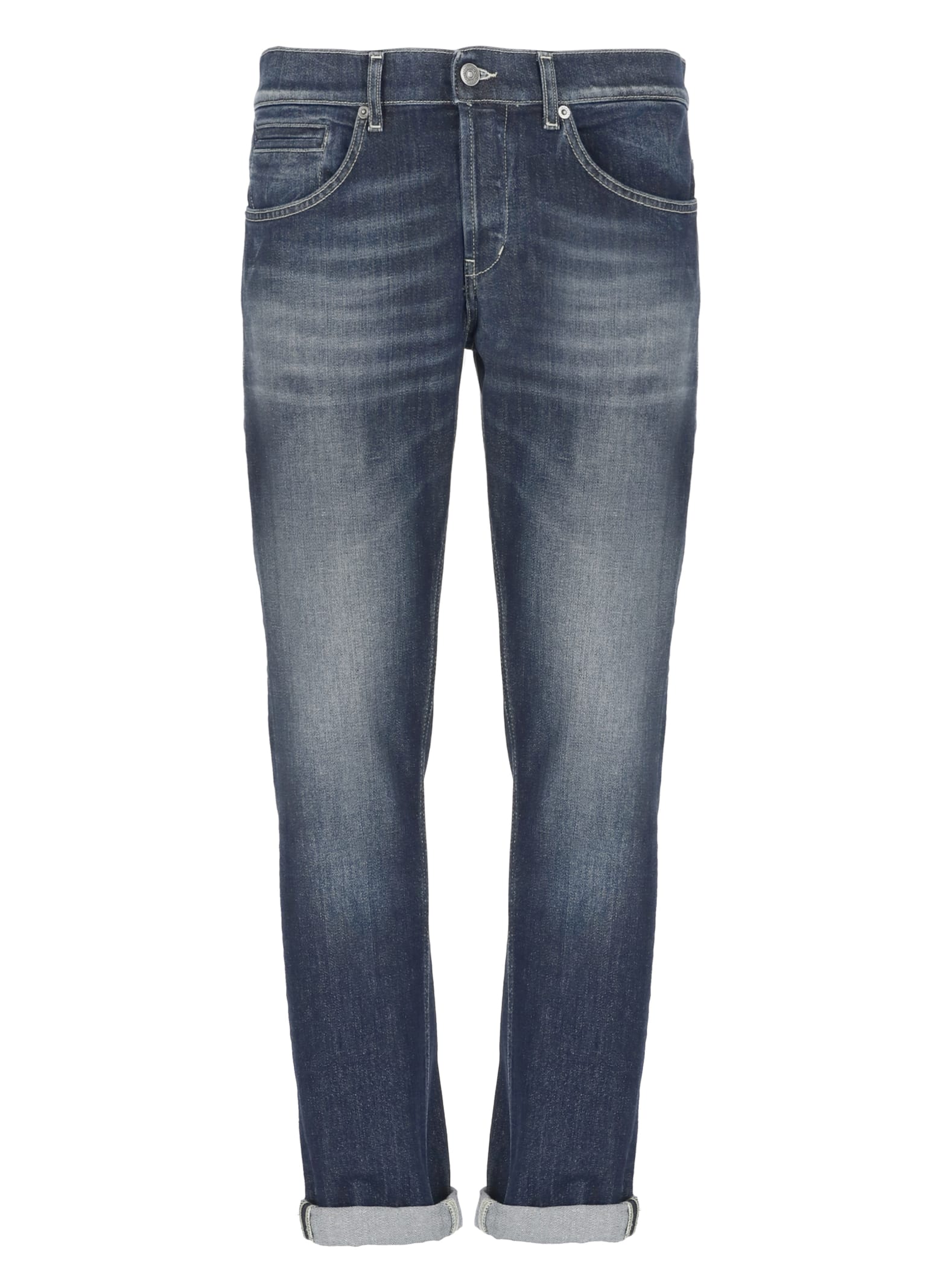 Shop Dondup George Jeans In Blue