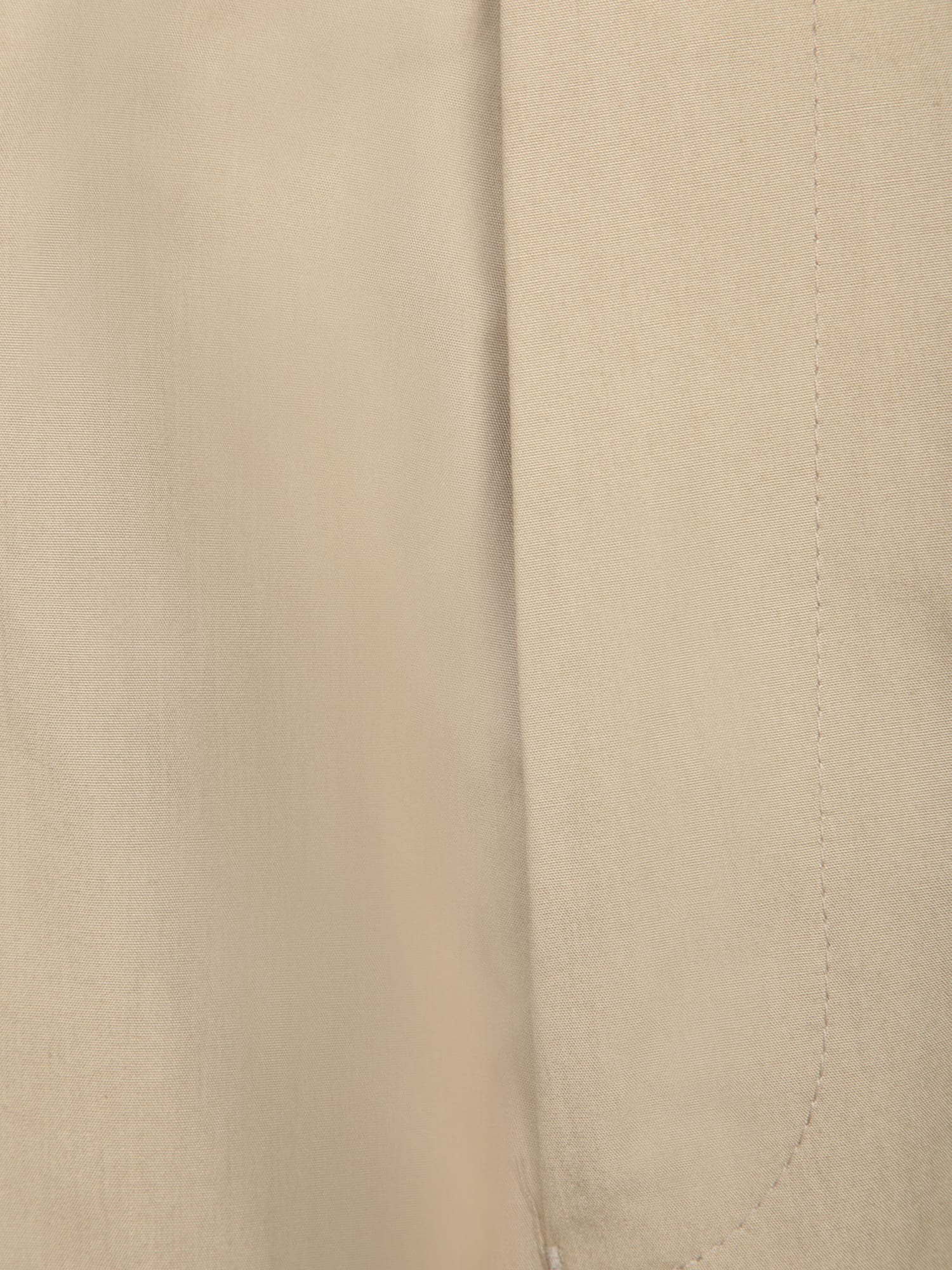 OFFICINE GENERALE OWEN POPLIN COTTON PANTS IN BEIGE