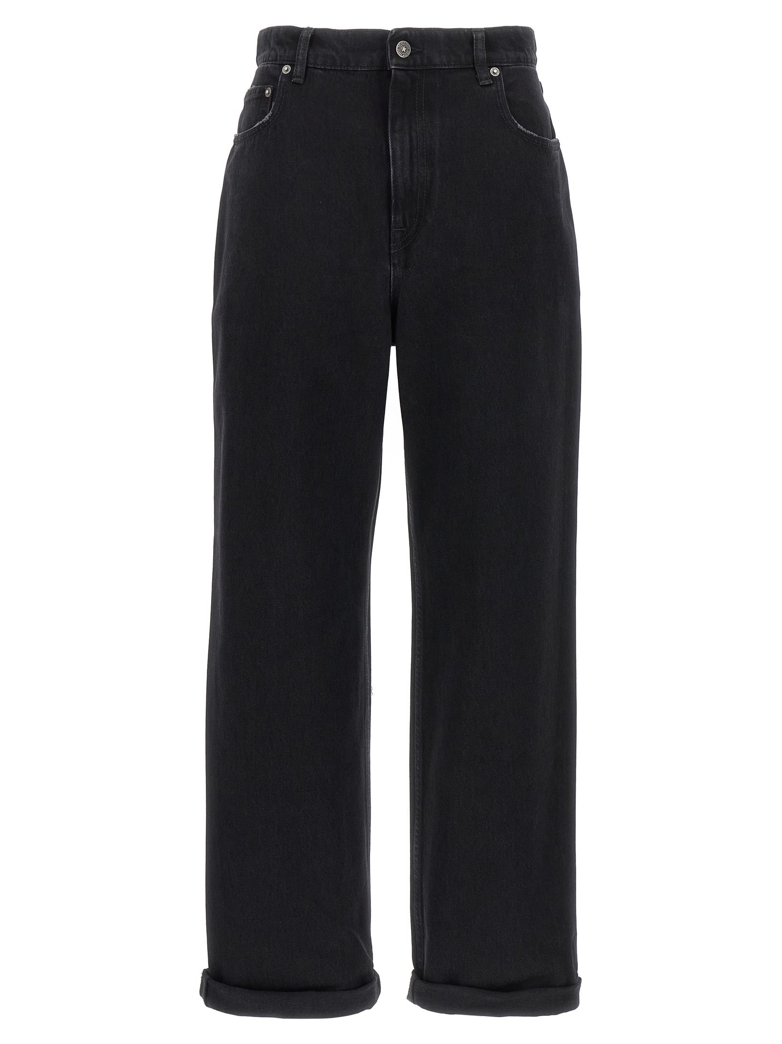 Shop Golden Goose Kim Jeans In Black