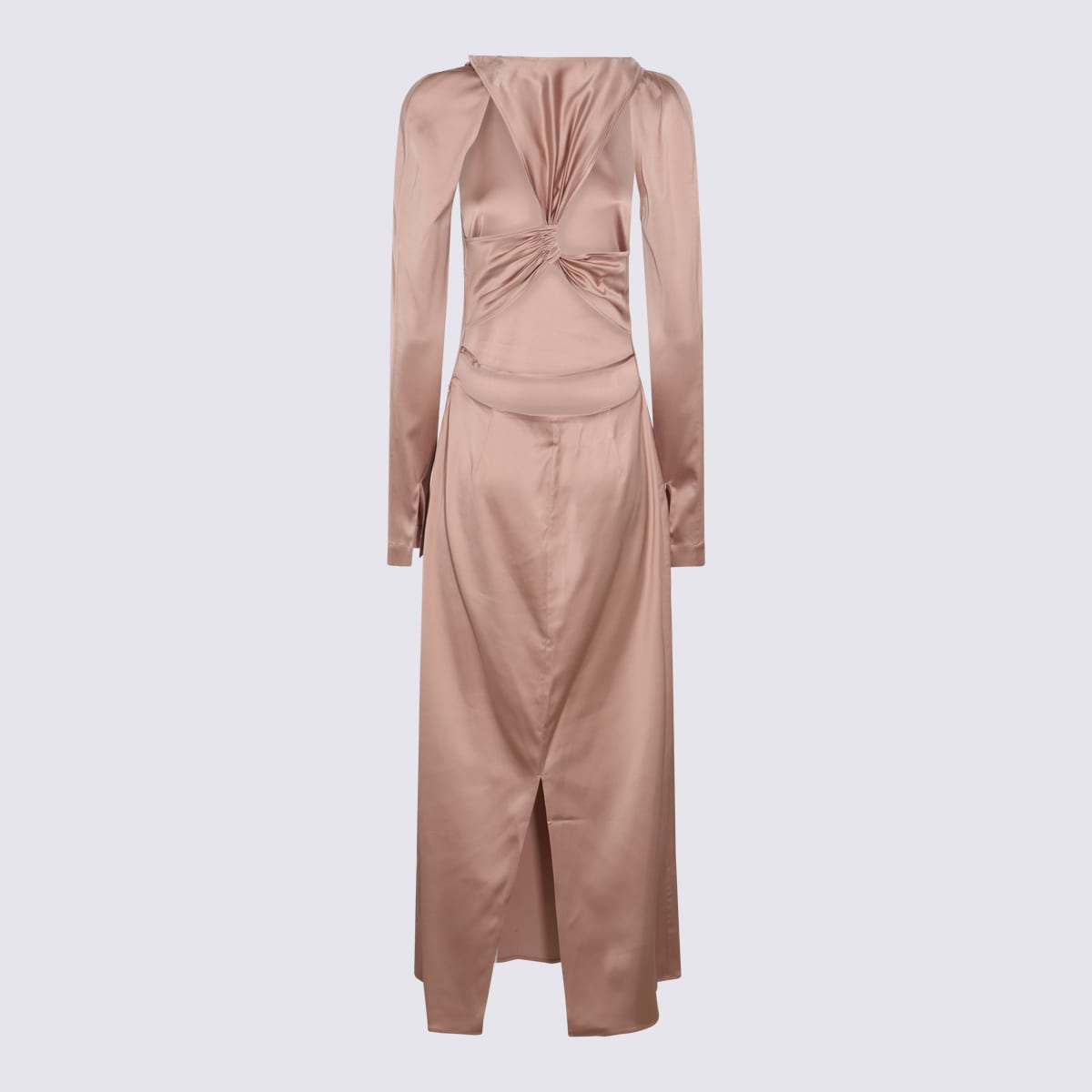 Shop Calvin Klein Roebuck Viscose Stretch Long Dress