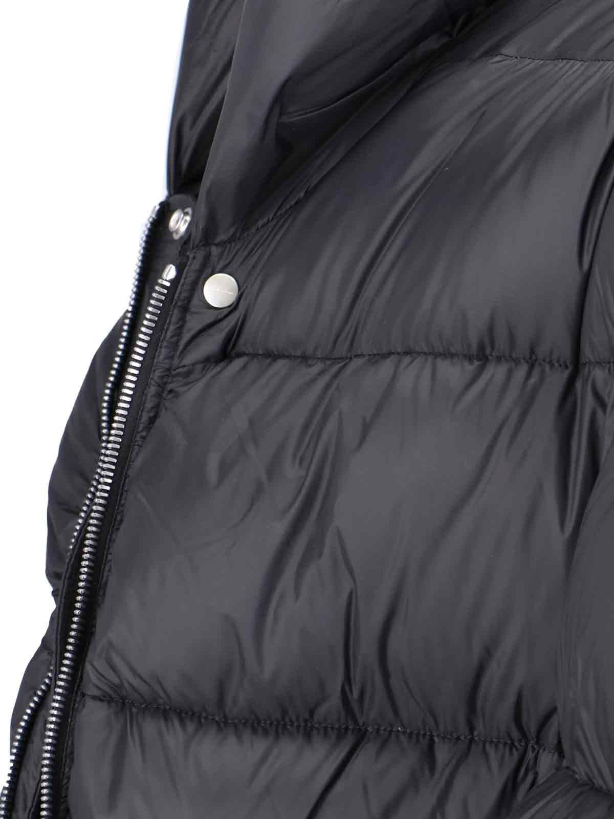 Shop Rick Owens Porterville Jumbo Peter Hooded Down Jacket In Black