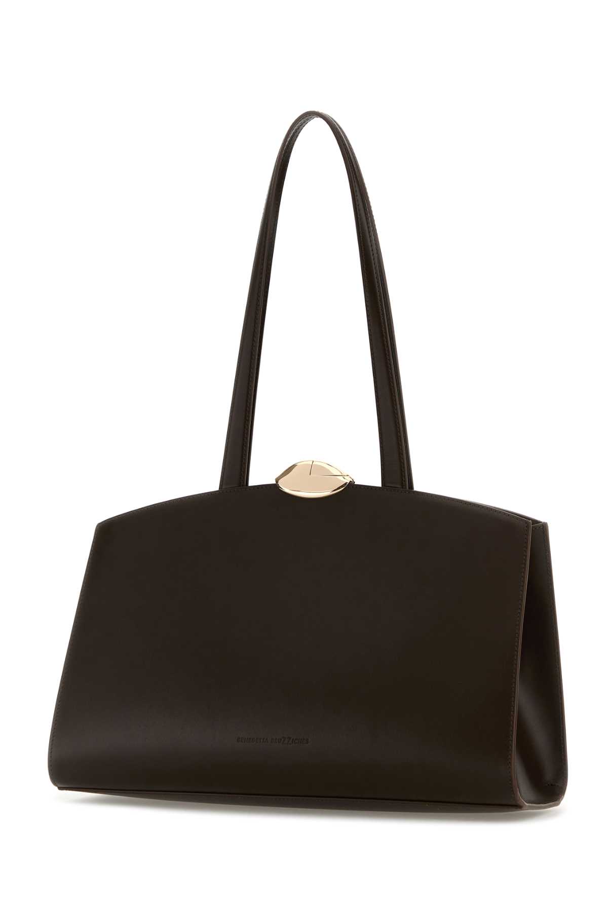 Benedetta Bruzziches Serena Clasp Shoulder Bag In Brown