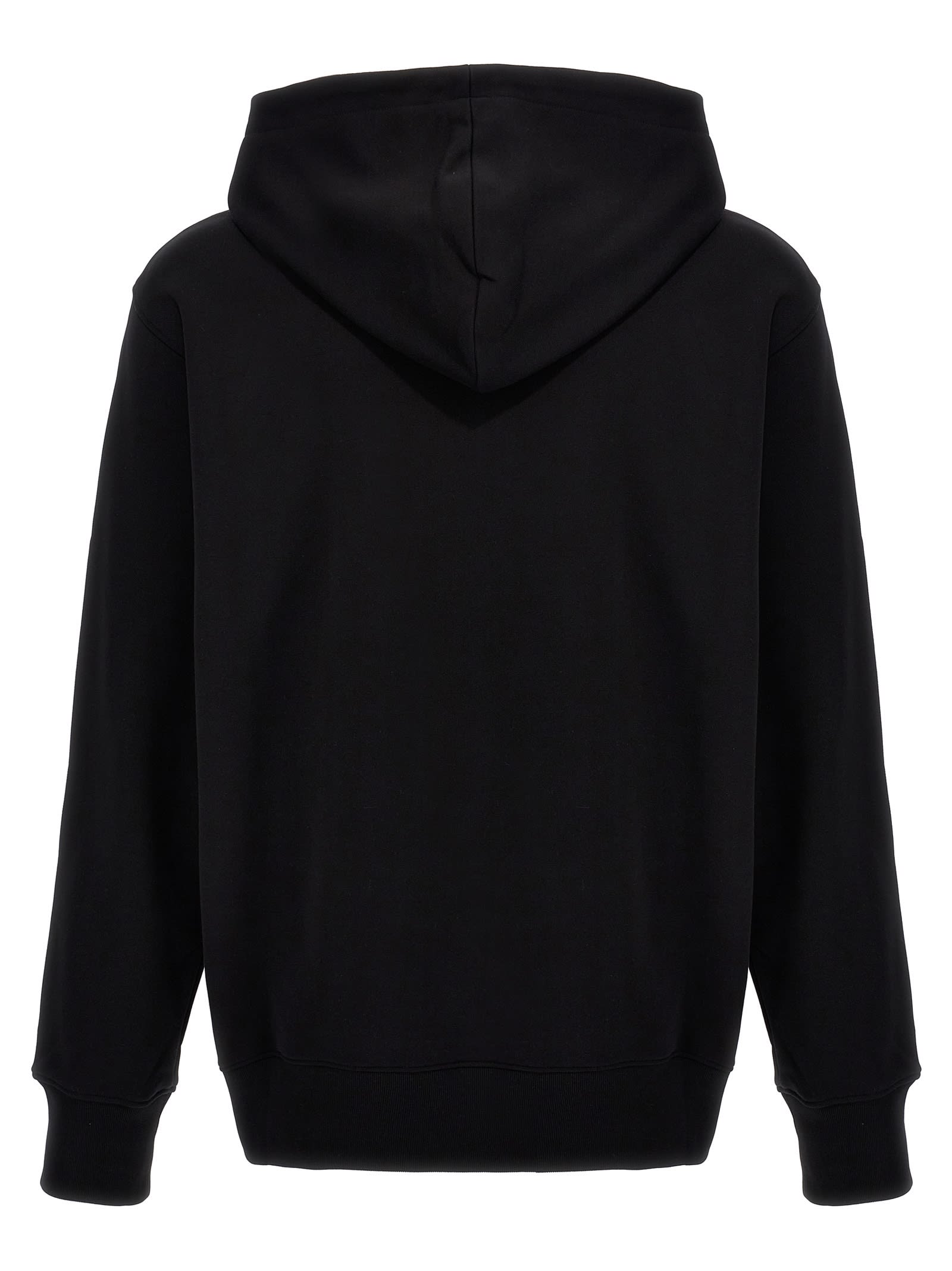 Shop Moschino Archive Teddy Hoodie In Black