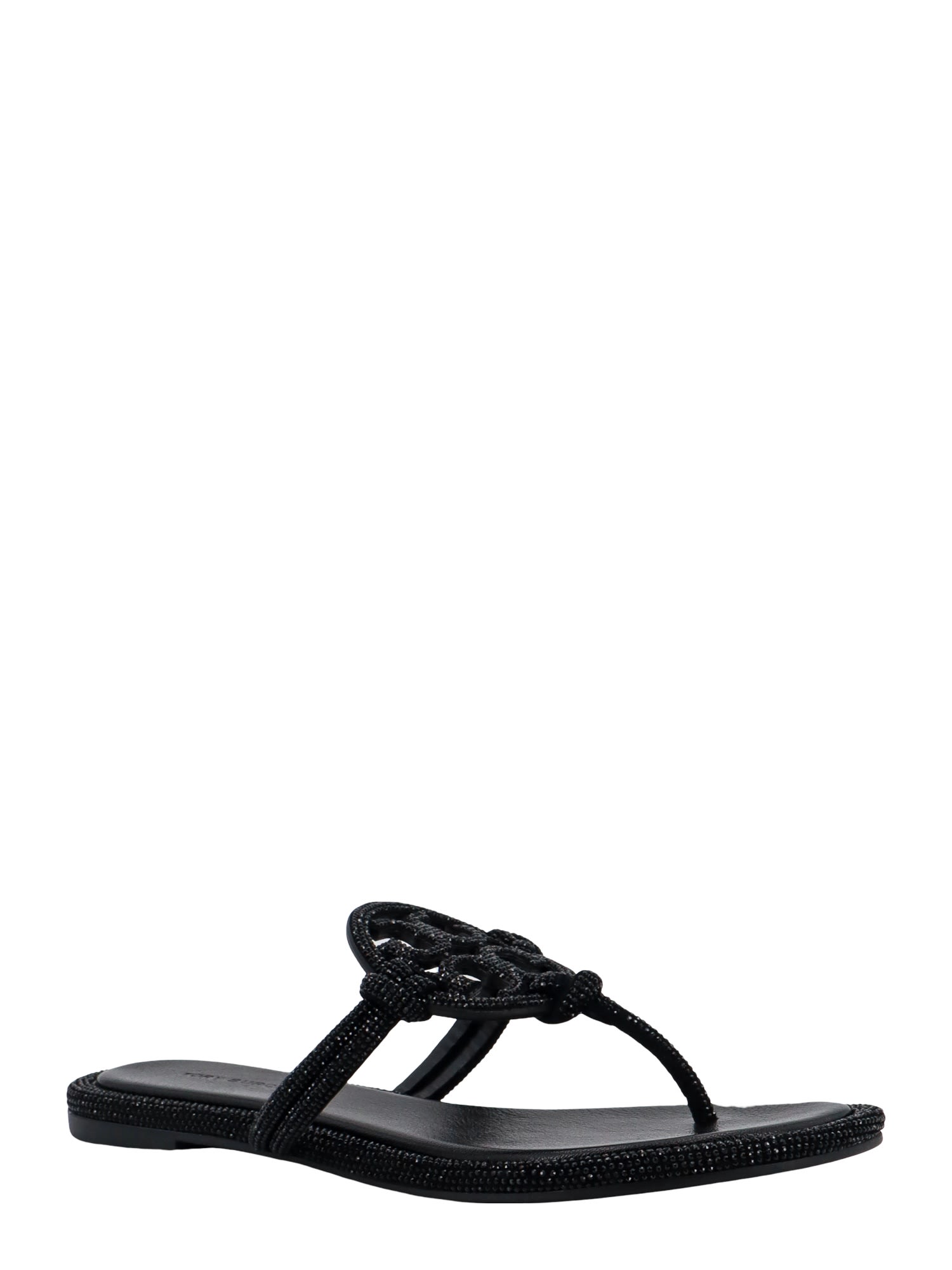 Shop Tory Burch Miller Sandals In Black