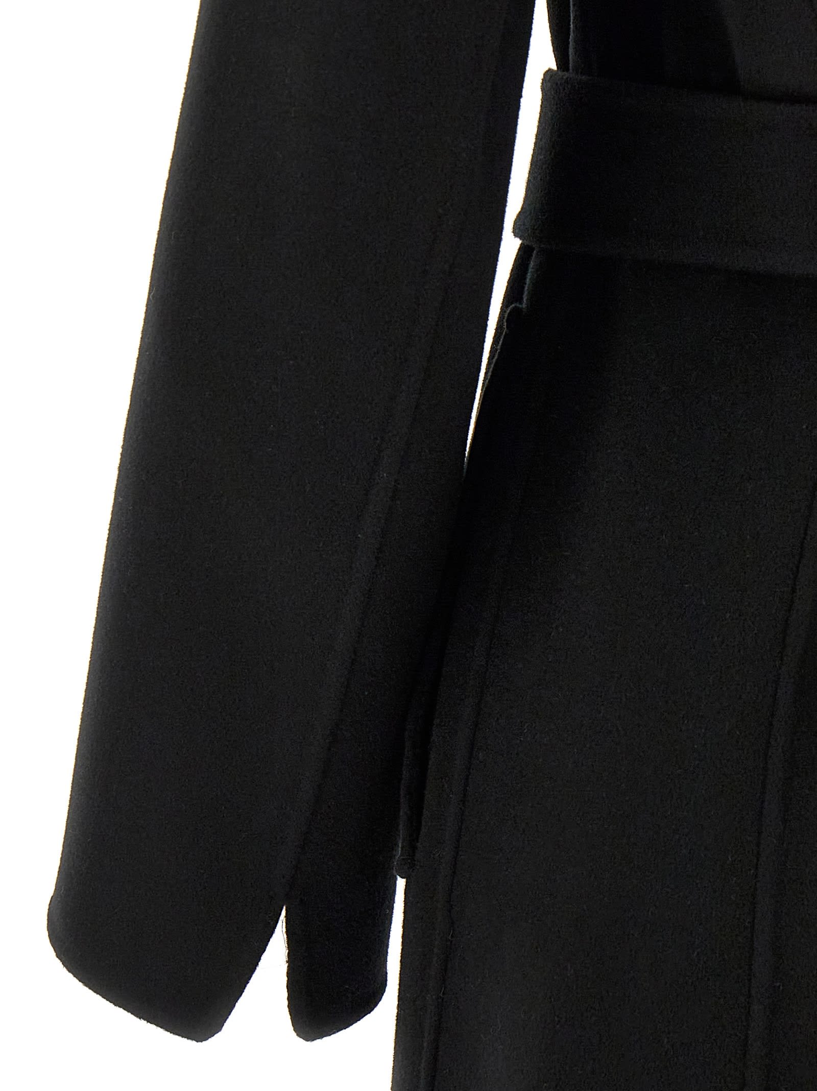 Shop 's Max Mara Pauline Coat In Black