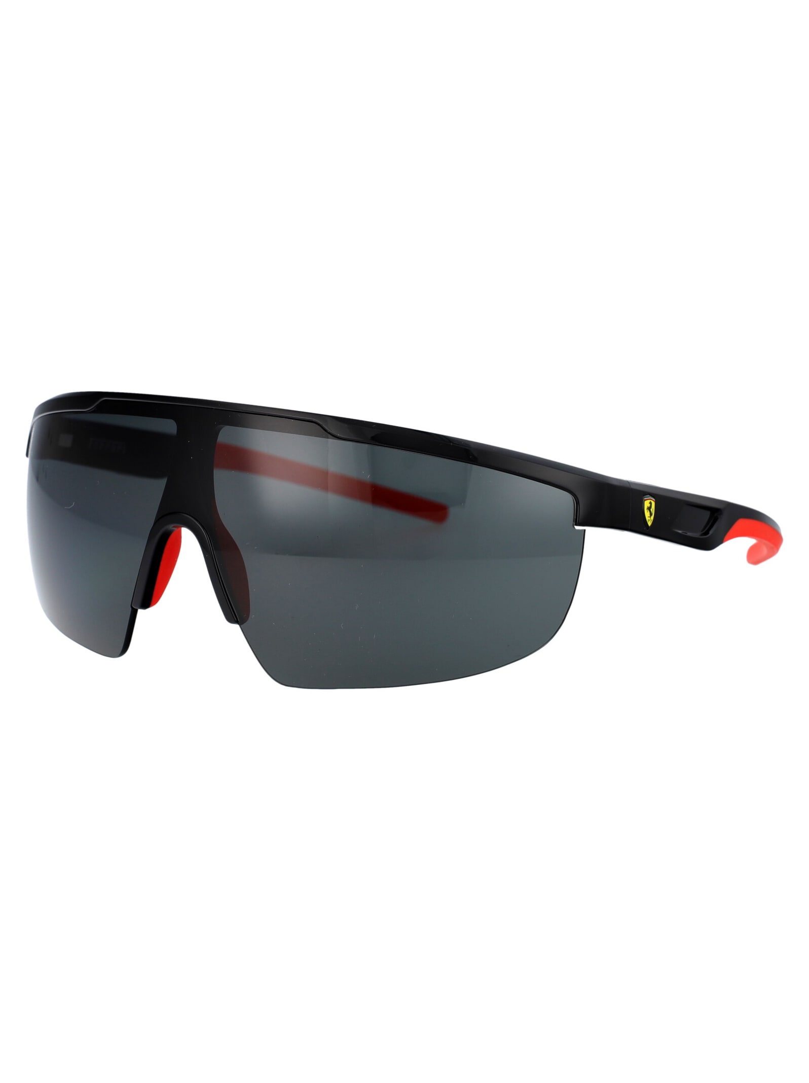 Ferrari 0fz6005u Sunglasses In Black