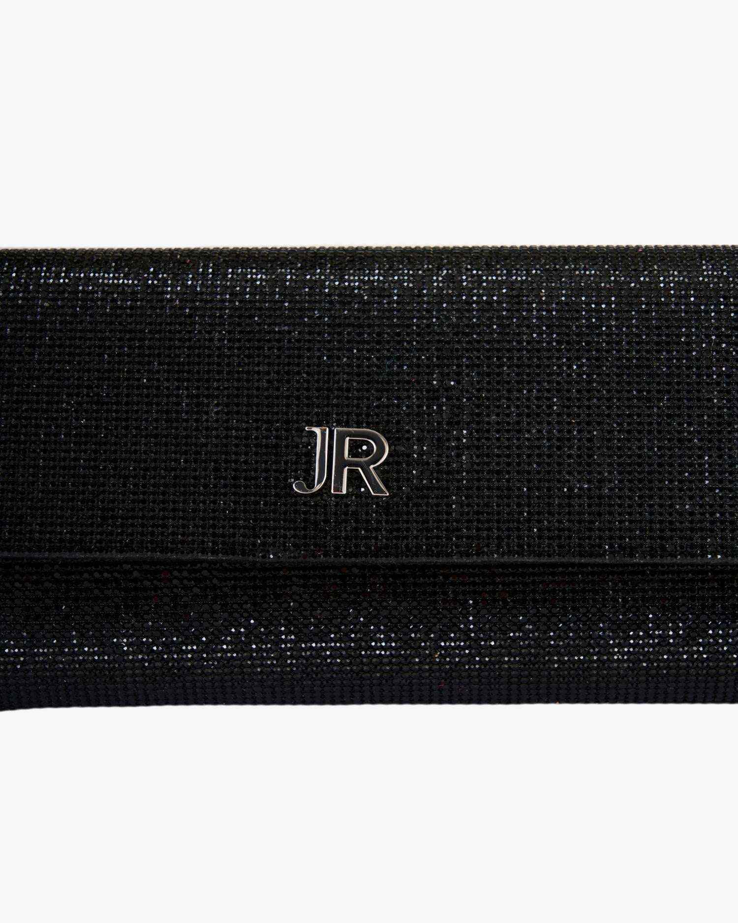 Shop John Richmond Flap Clutch Bag In Nero