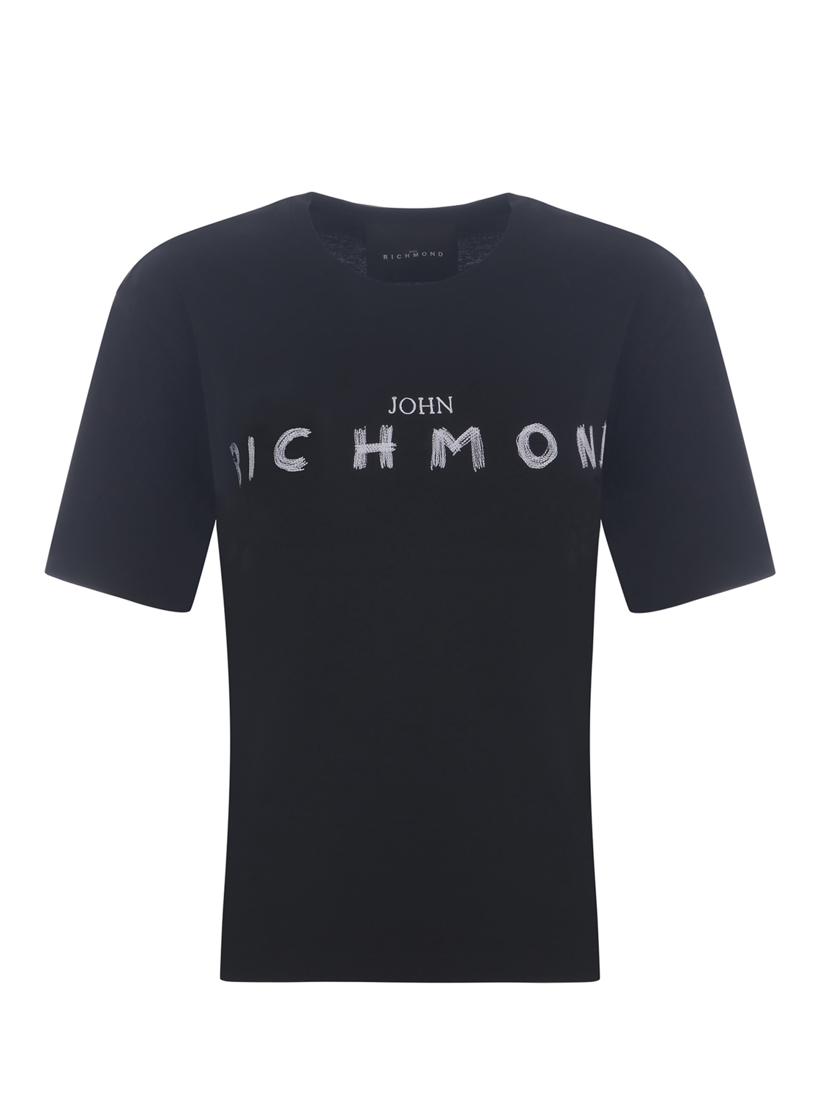 Shop Richmond T-shirt  Tomiok Made Of Cotton In Nero