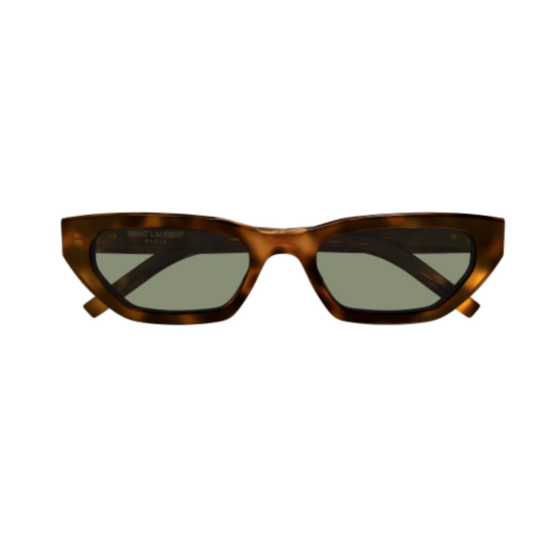 Saint Laurent Sl M126003 Havana Havana Green In 003 Havana Havana Green