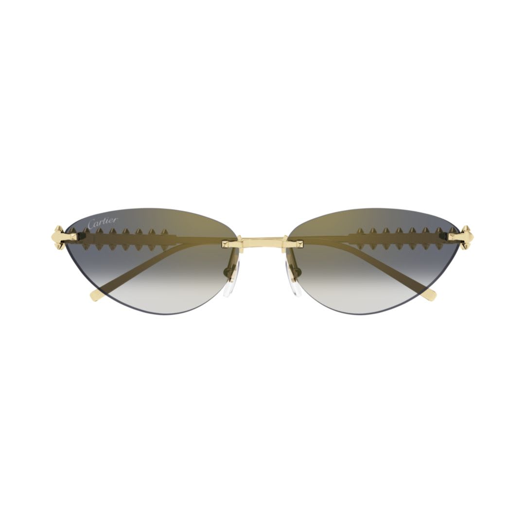 Cartier Ct0543s Clash De Sunglasses In Green