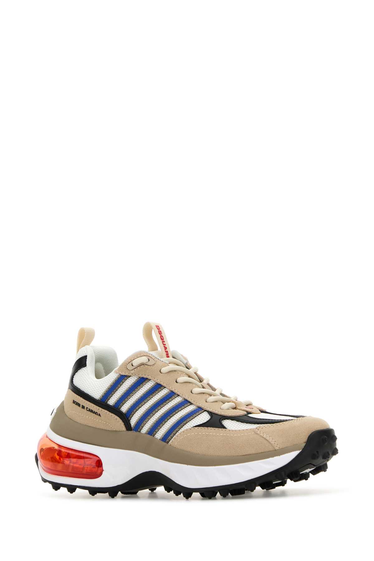 Shop Dsquared2 Multicolor Bubble Sneakers In Beige