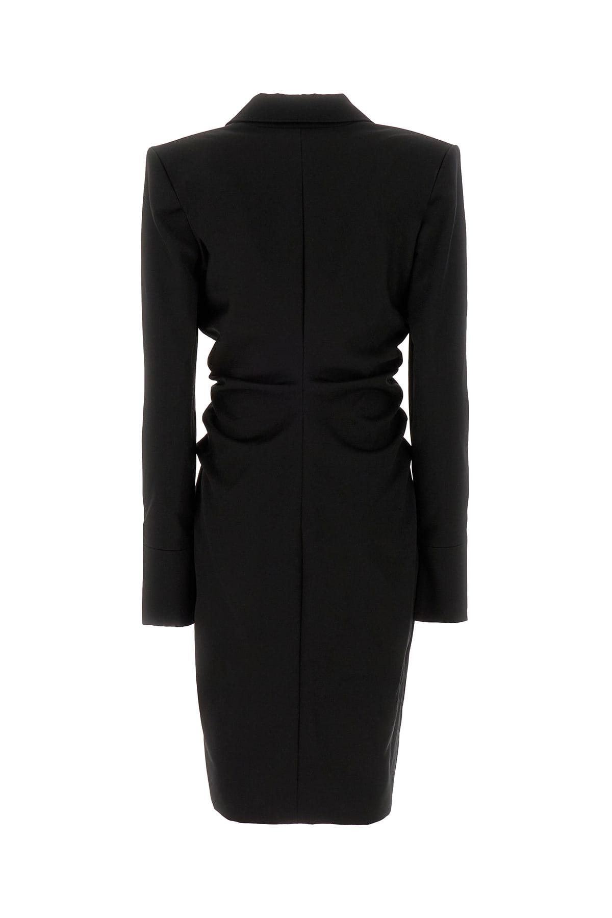 TOM FORD BLACK STRETCH COTTON BLAZER DRESS 