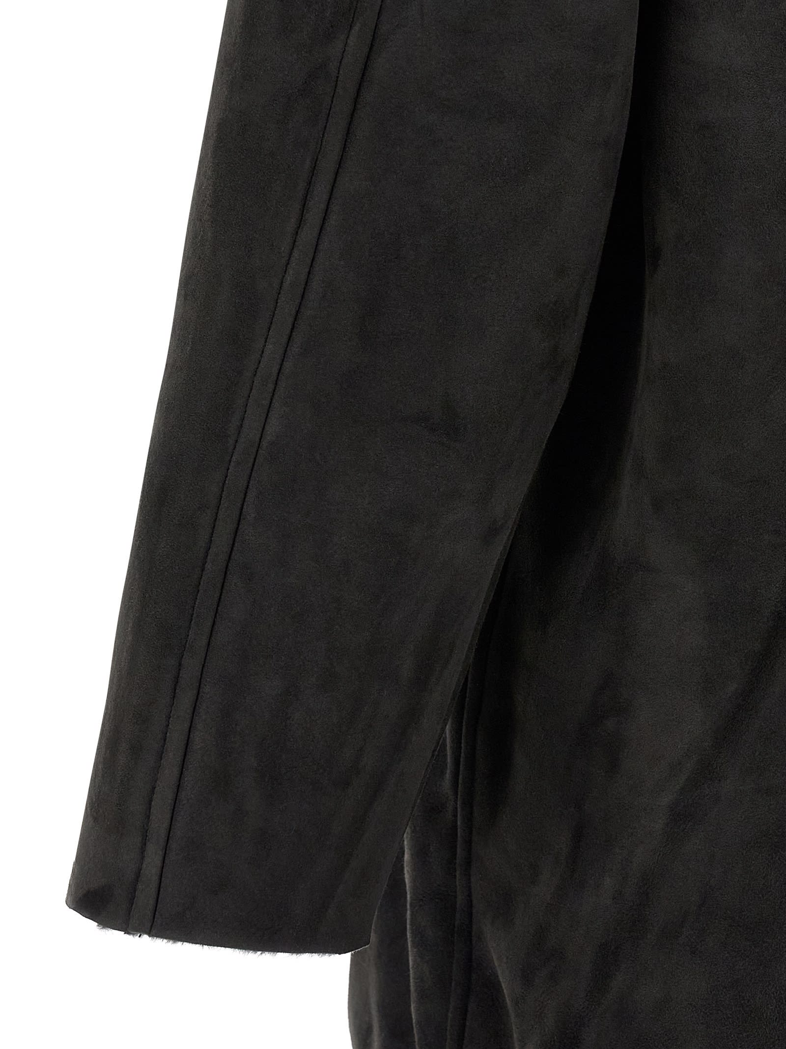 Giorgio Brato High-neck Leather Jacket In Black