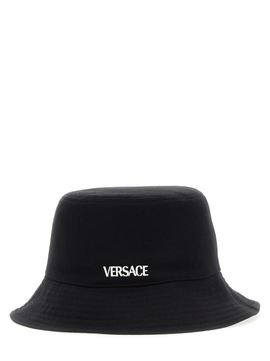 Shop Versace Fisherman Hat I You But... In Black