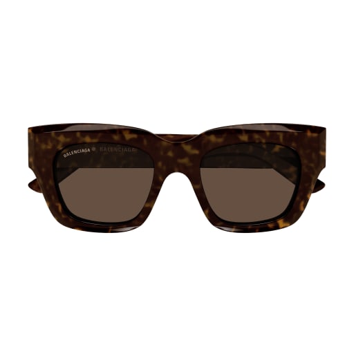 Shop Balenciaga Bb0234s Sunglasses In Havana Havana Brown