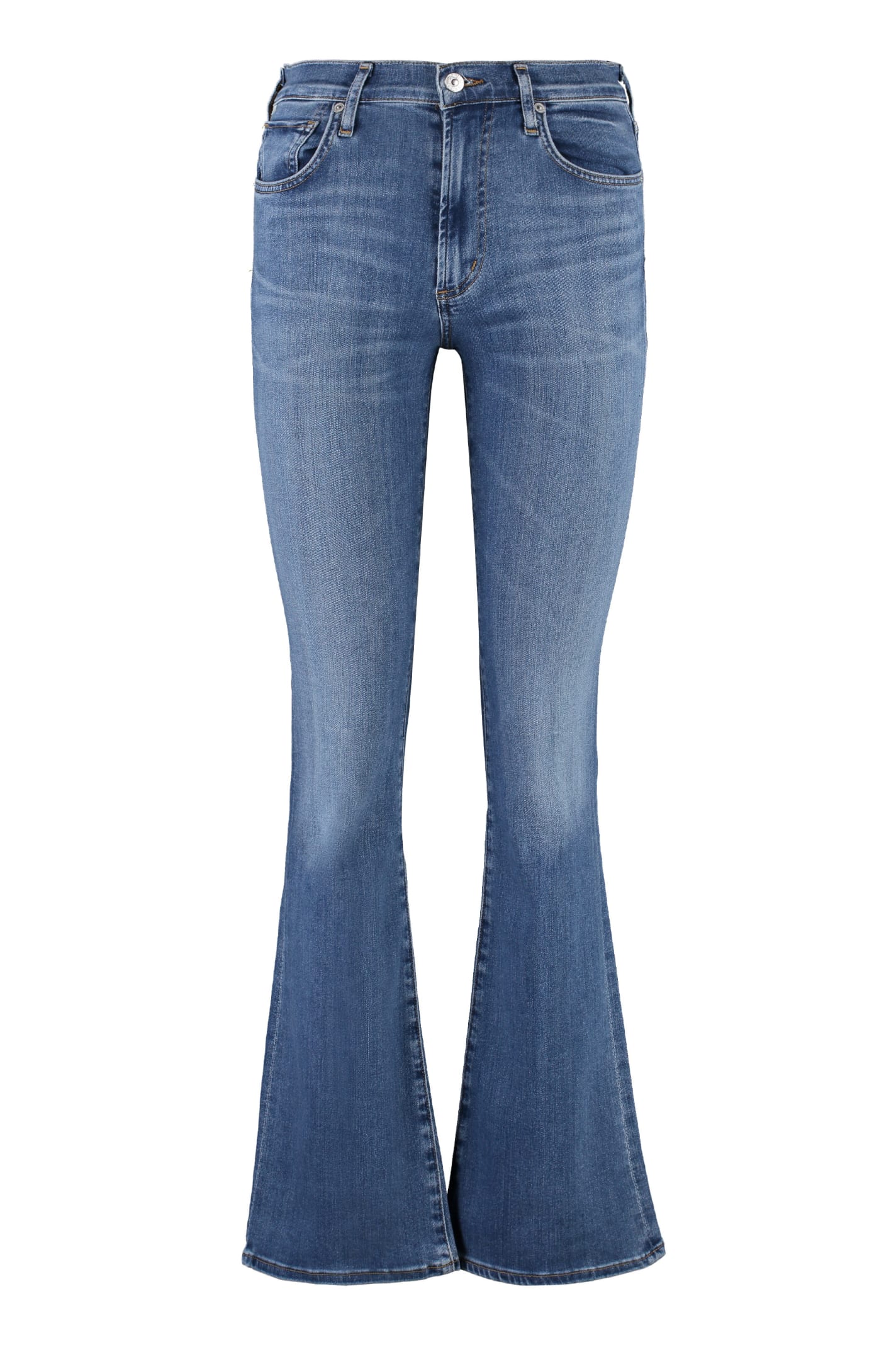 Shop Citizens Of Humanity Emannuelle Bootcut Jeans In Denim