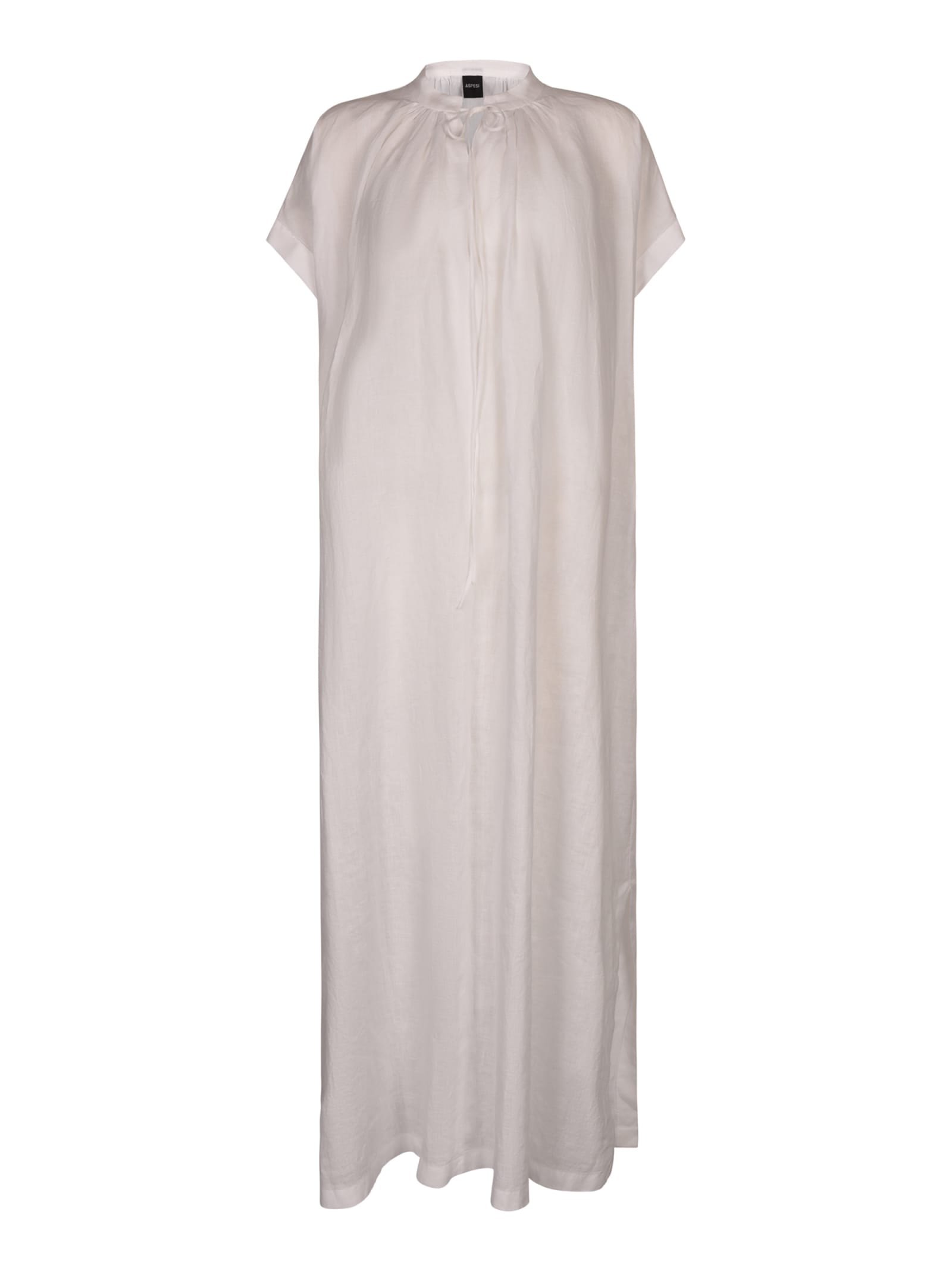 Aspesi Short-sleeve Long Dress