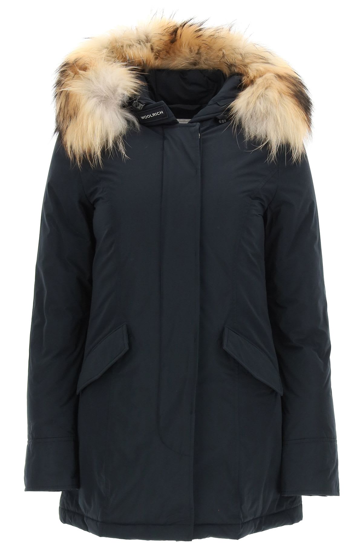 Woolrich Luxury Arctic Parka With Murmasky Fur In Midnight Blue | ModeSens