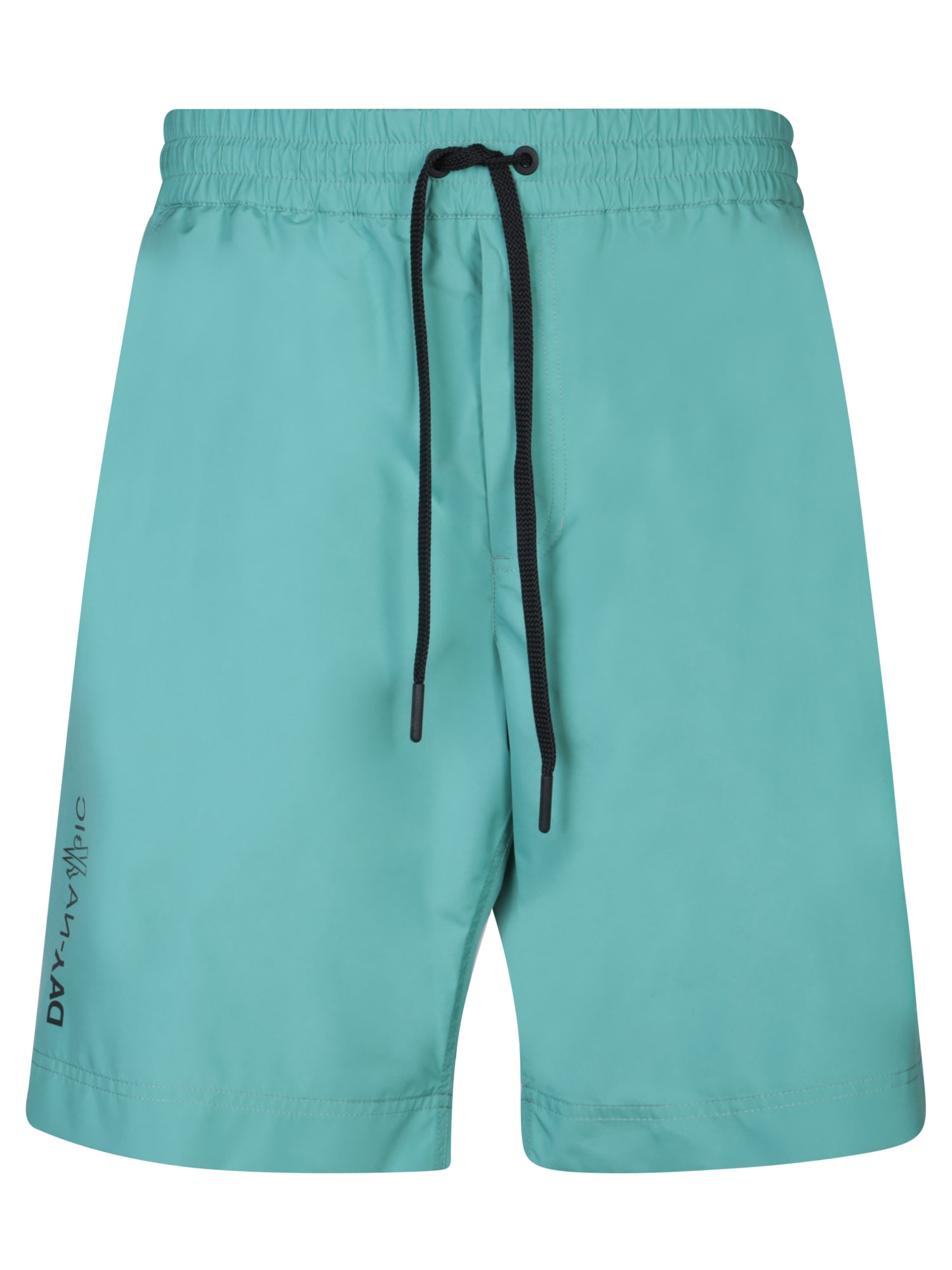 Shop Moncler Coulisse Light Blue Shorts