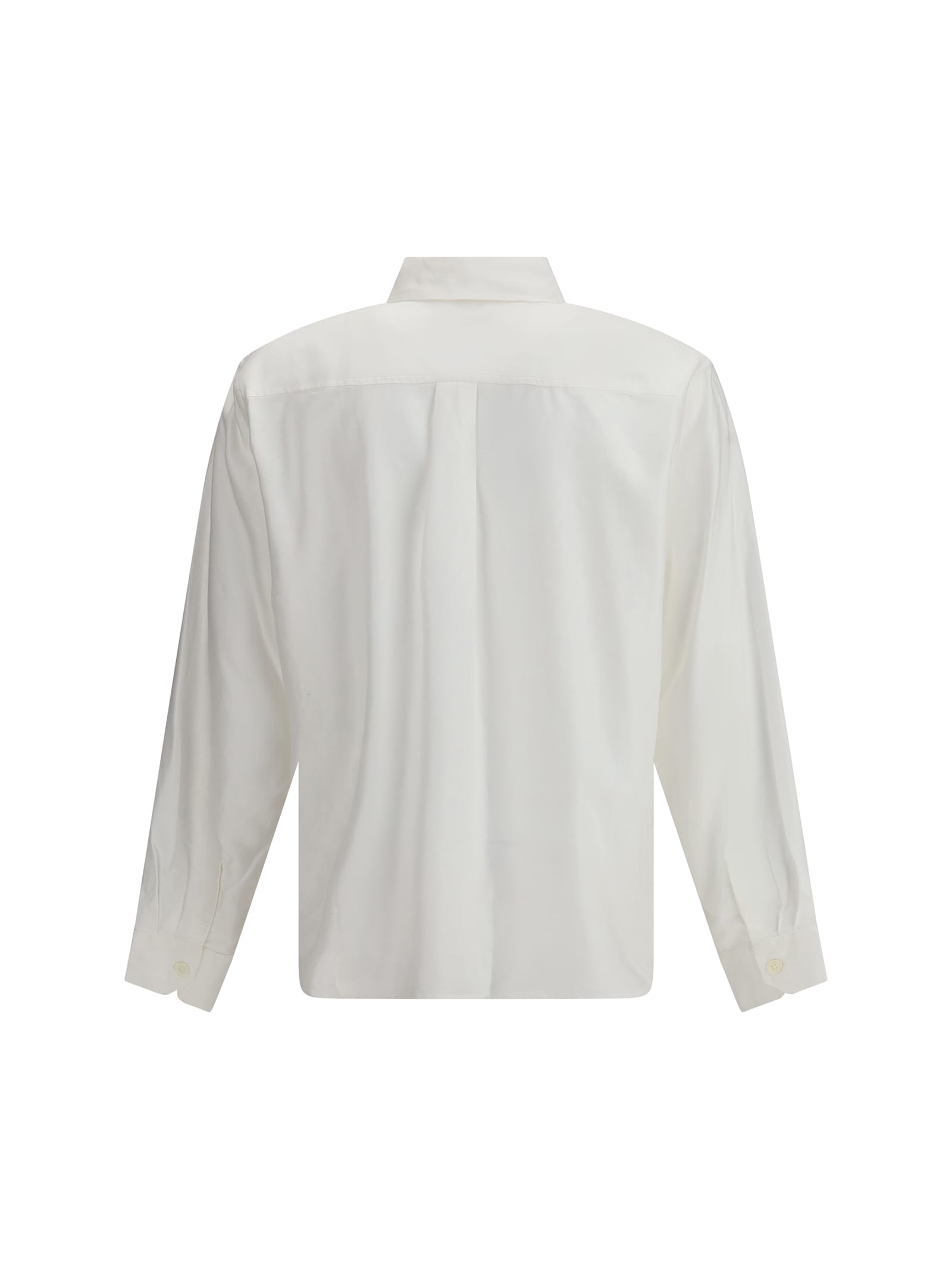 Our Legacy Button-front Long-sleeve Shirt In White