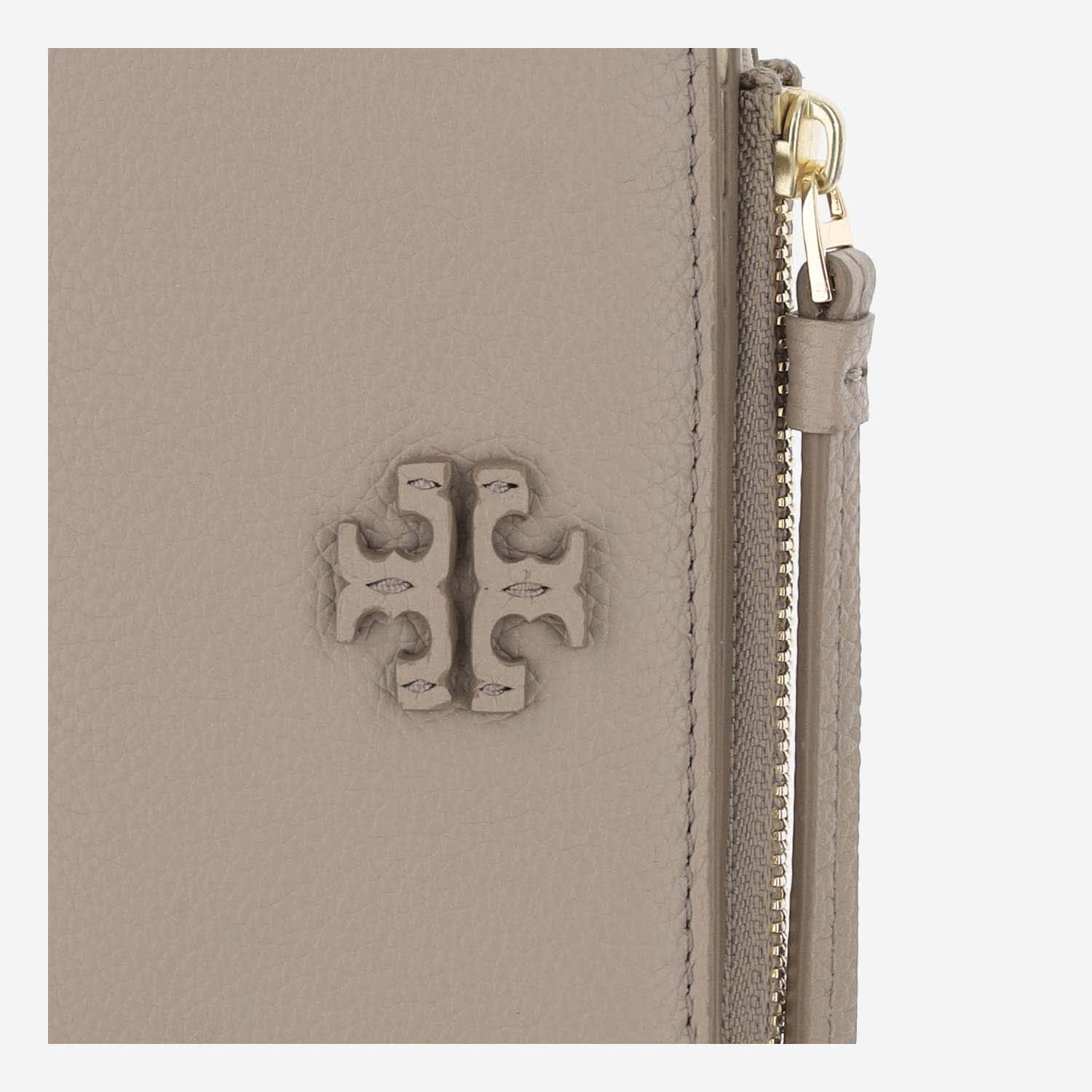 Shop Tory Burch Mcgraw Bi-fold Wallet In Fresh Clay