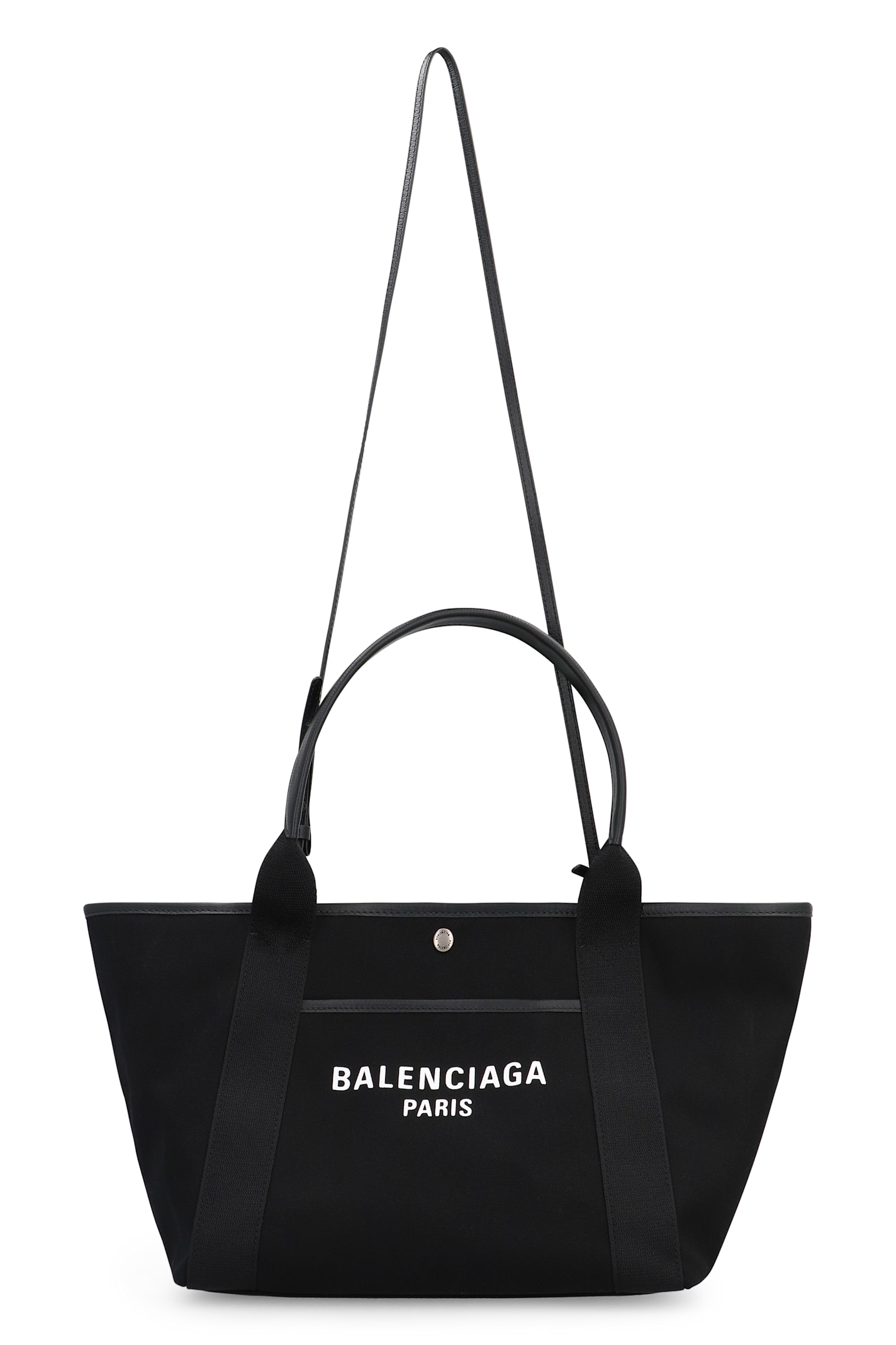 Balenciaga Borsa Shopping Biarritz Media In Tela Nera Donna