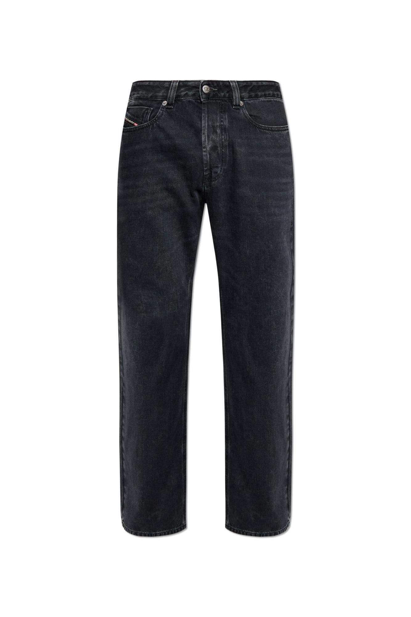 Diesel 1980 Five-pocket Trousers Featuring Belt Loops In Blue