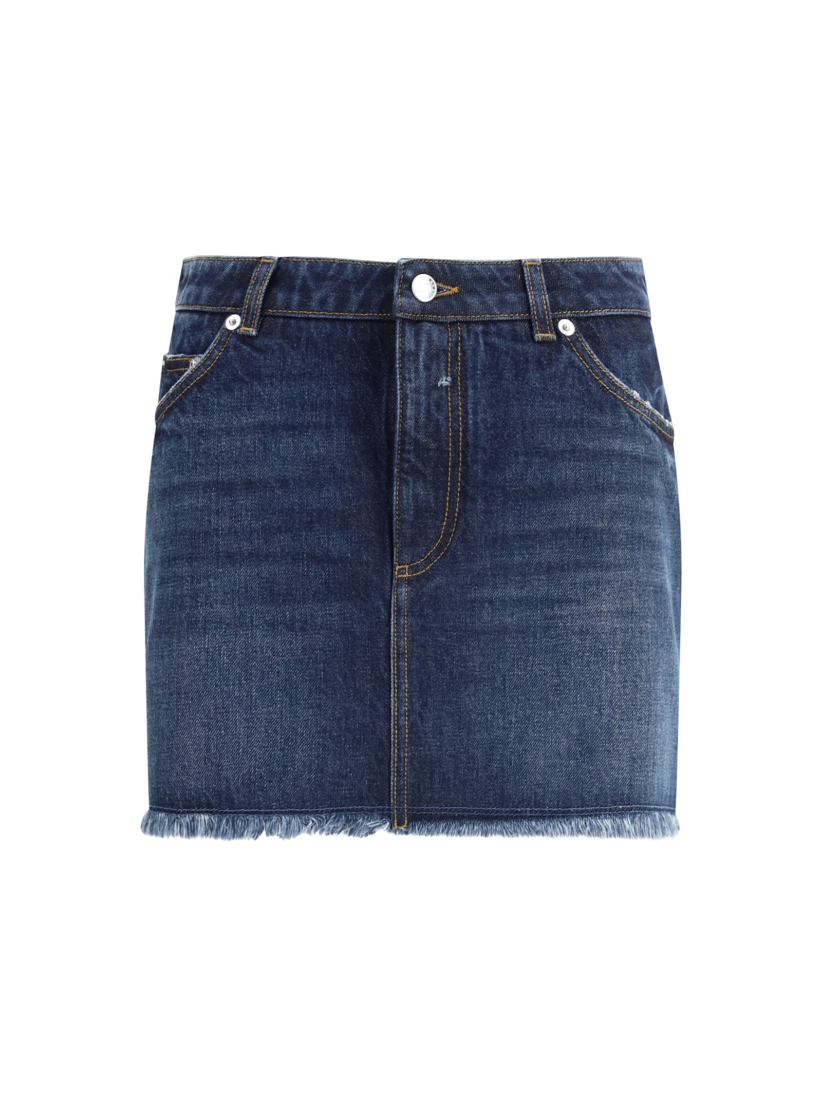 Dolce & Gabbana Women Denim Miniskirt In Blue
