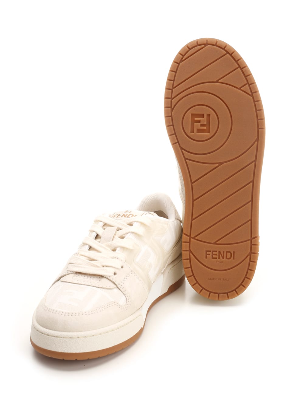 Shop Fendi Match Sneakers
