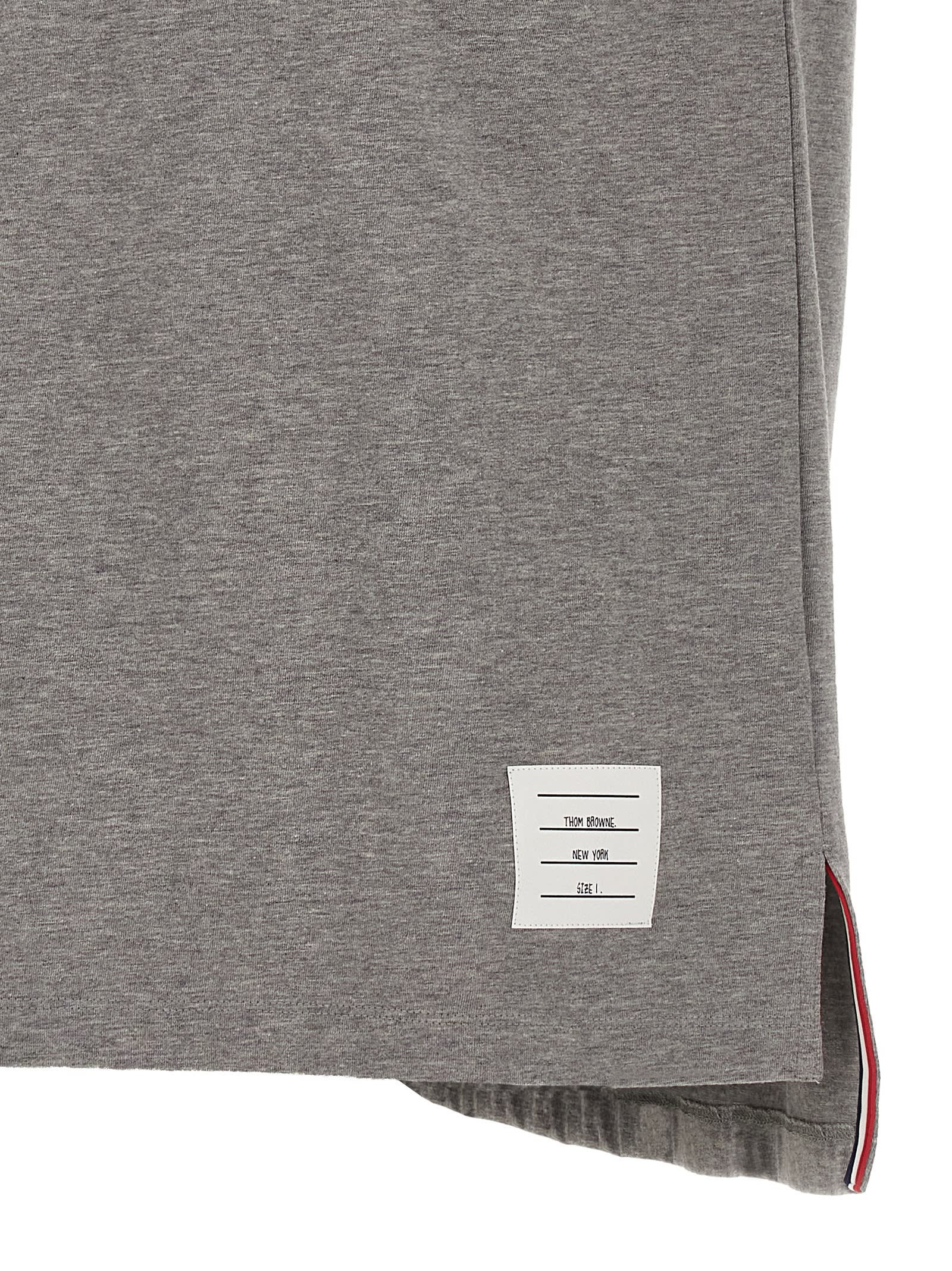 Shop Thom Browne Relaxed T-shirt In Gray