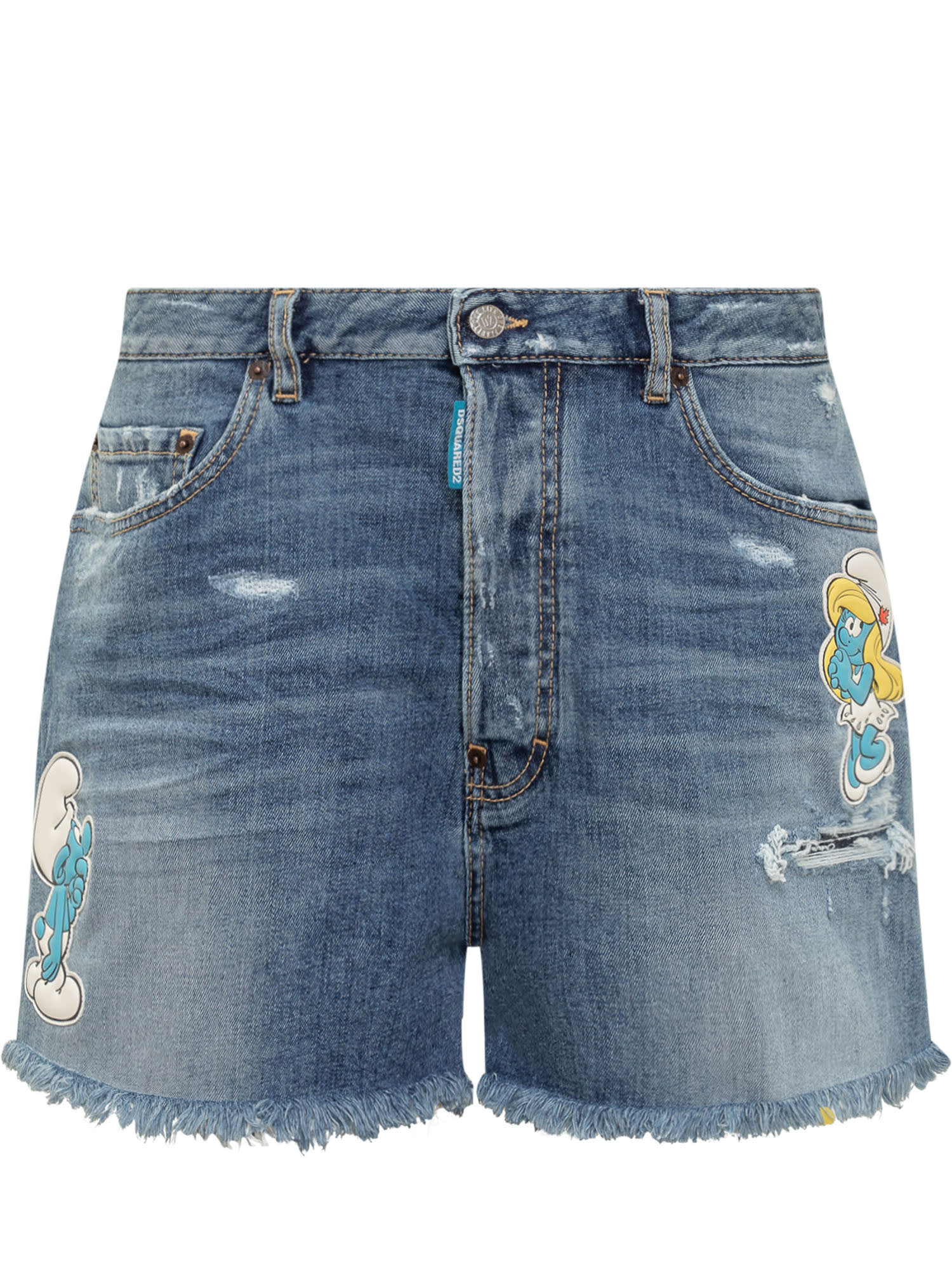 DSQUARED2 X SMURFS BAGGY SHORTS