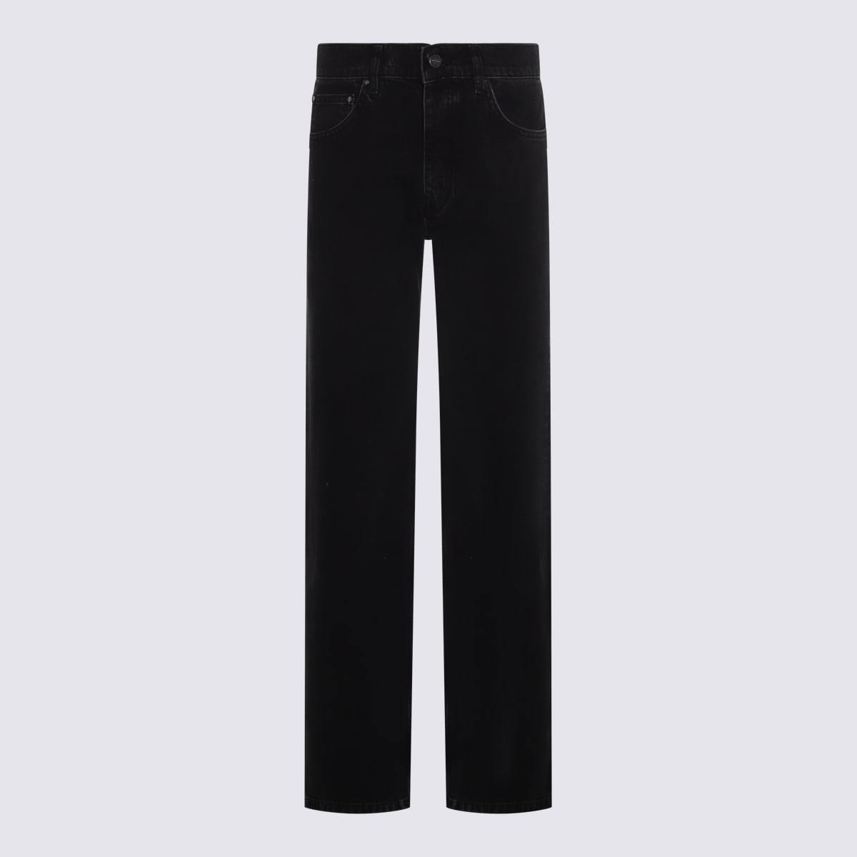 Black Cotton Denim Jeans