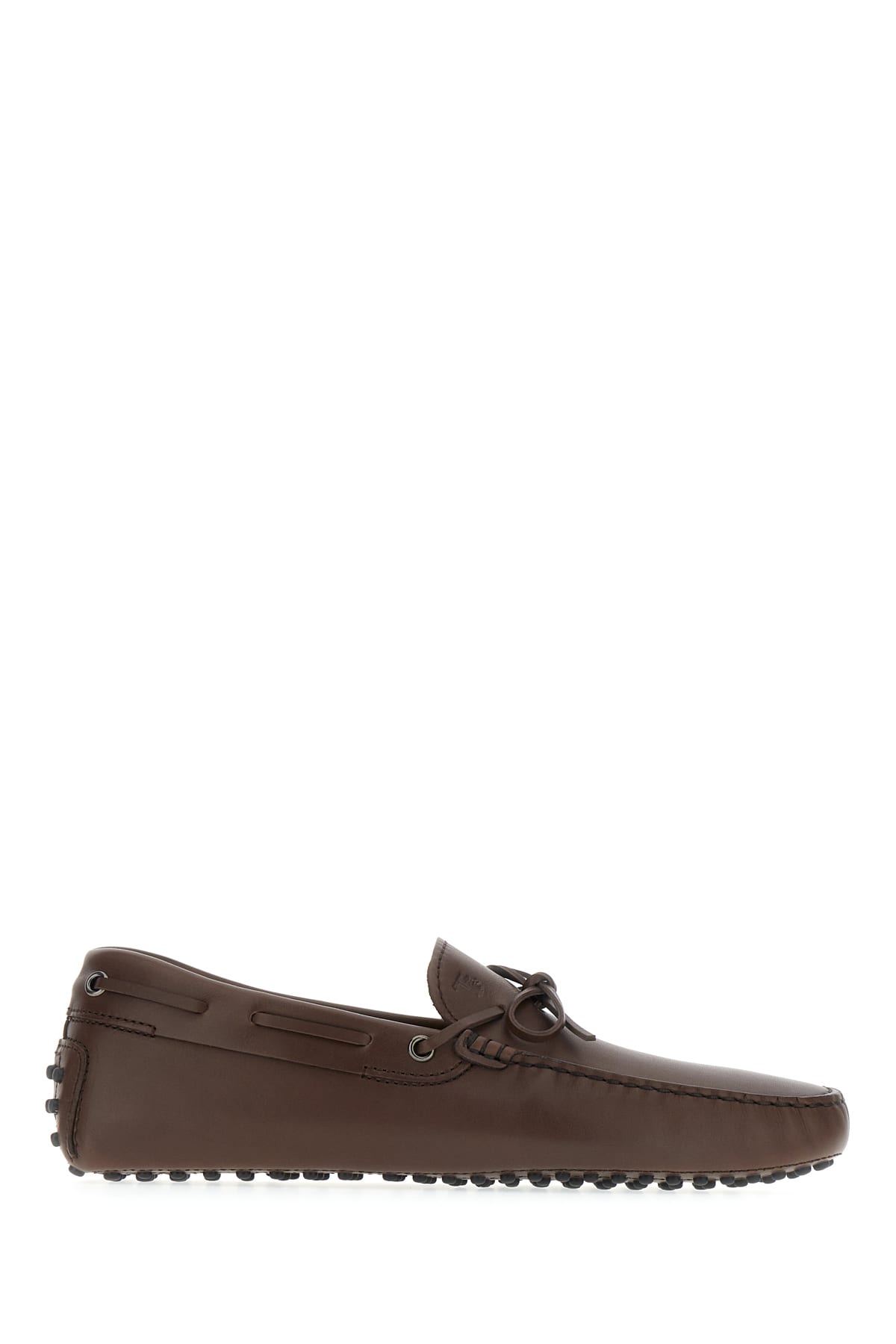 Tod's Brown Leather Loafers In S611