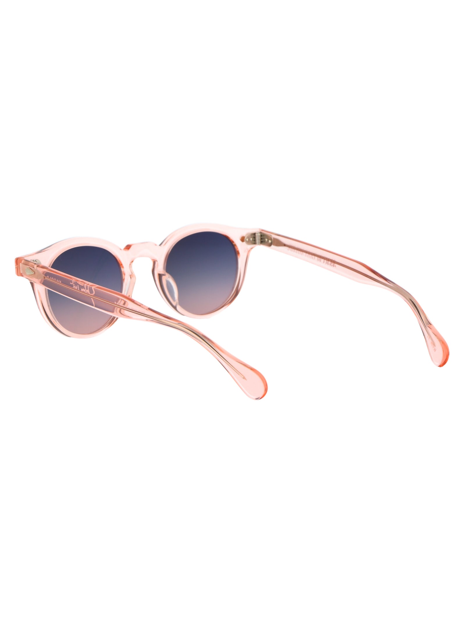 Shop Julius Tart Optical Harold Sunglasses In Flesh Pink|blue Fade