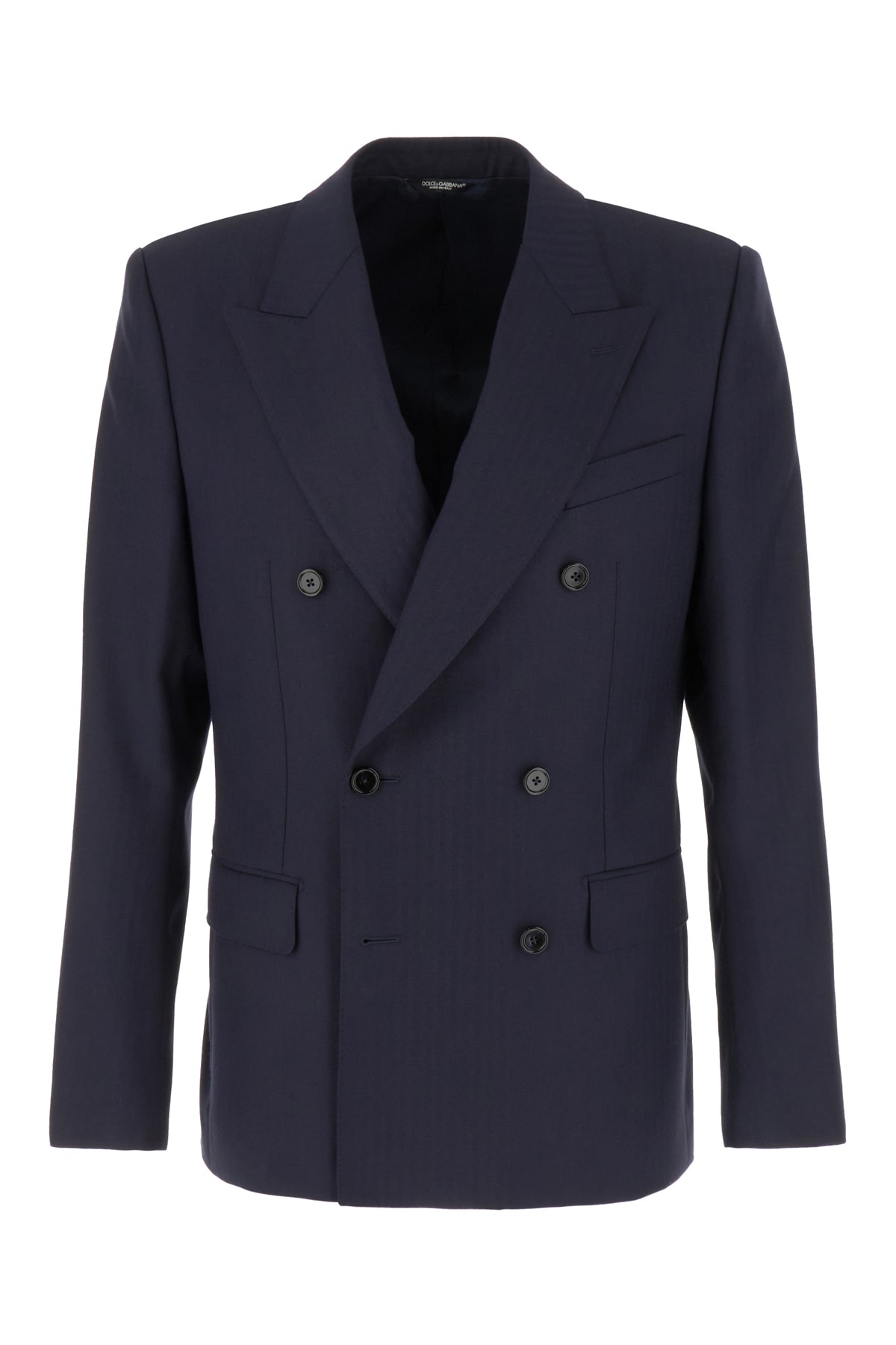 Dolce & Gabbana Midnight Blue Wool Blazer