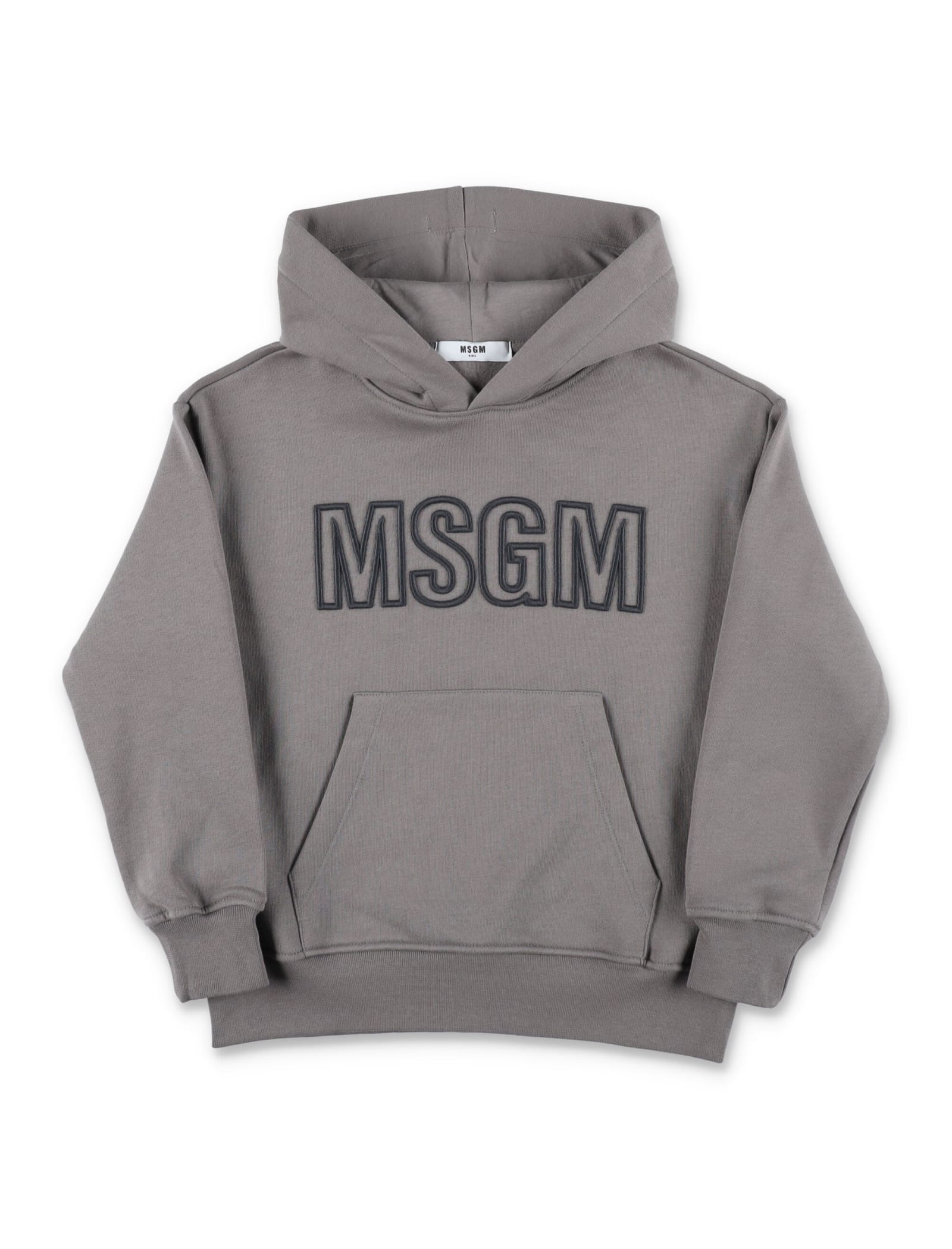 MSGM Hoodie With New 3d Embroidered Logo