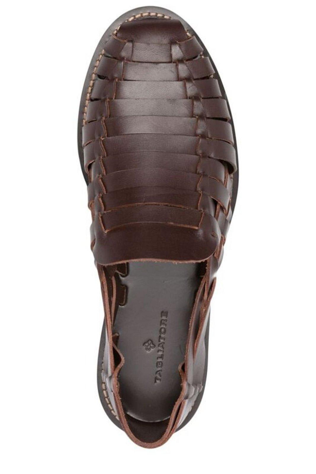 Shop Tagliatore Miguel Slip-on Loafers In Brown