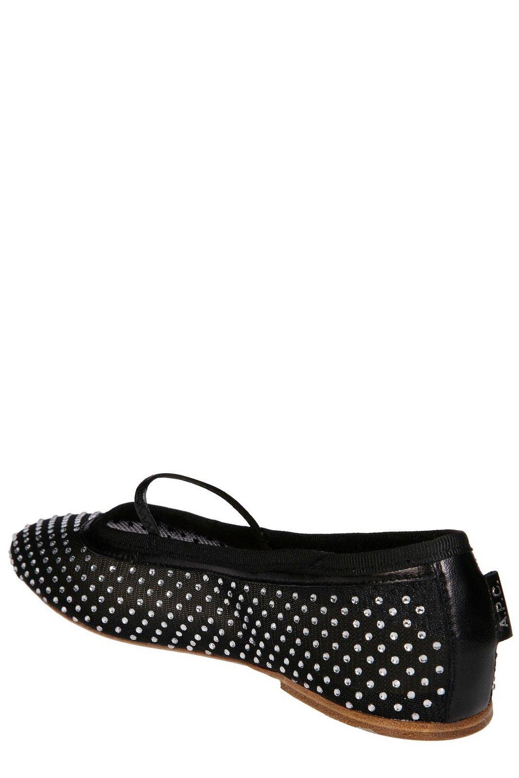 Apc A.p.c. Ballerine Swan In Black