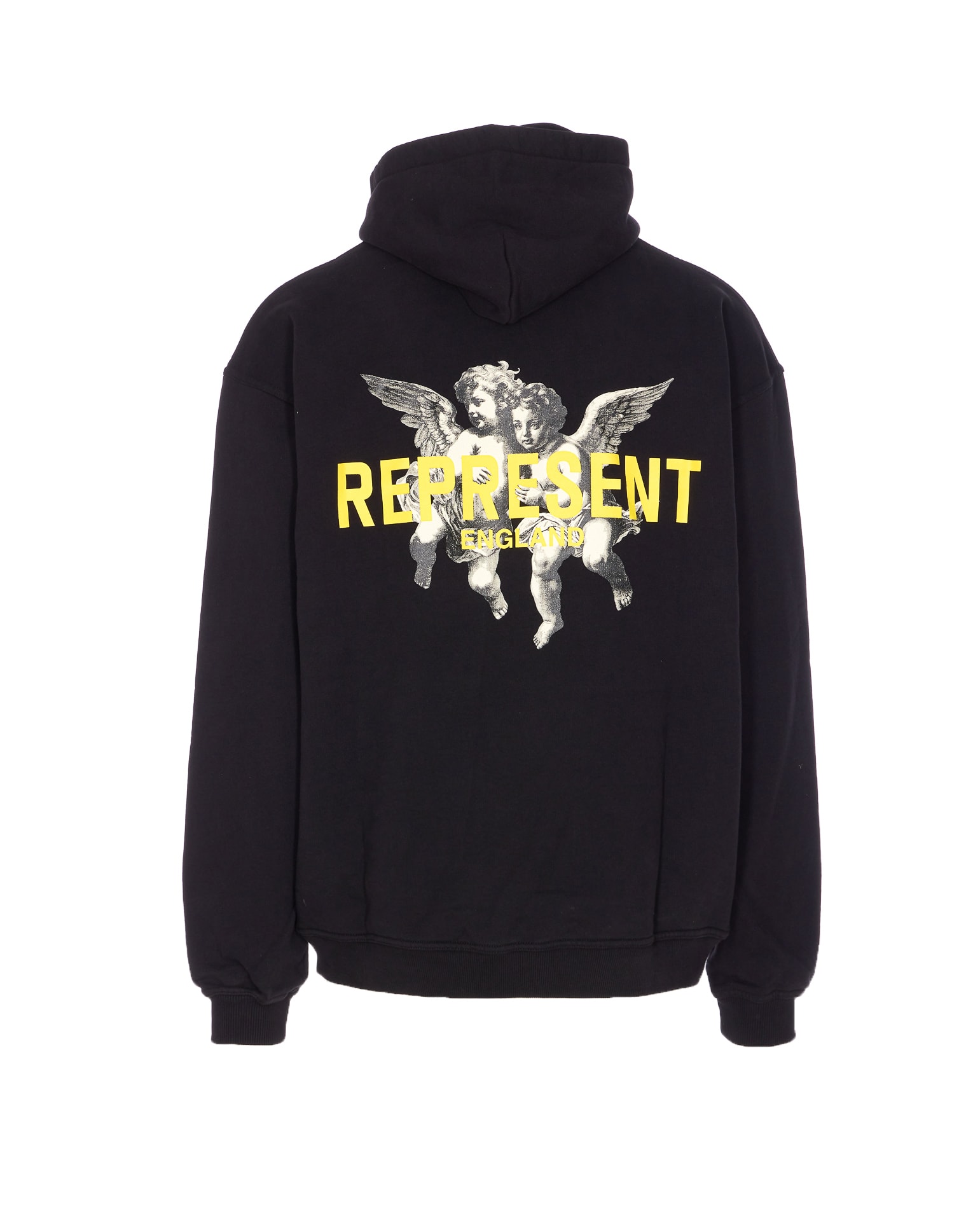 Represent Oversized Legacy Cherubs Hoodie In Black