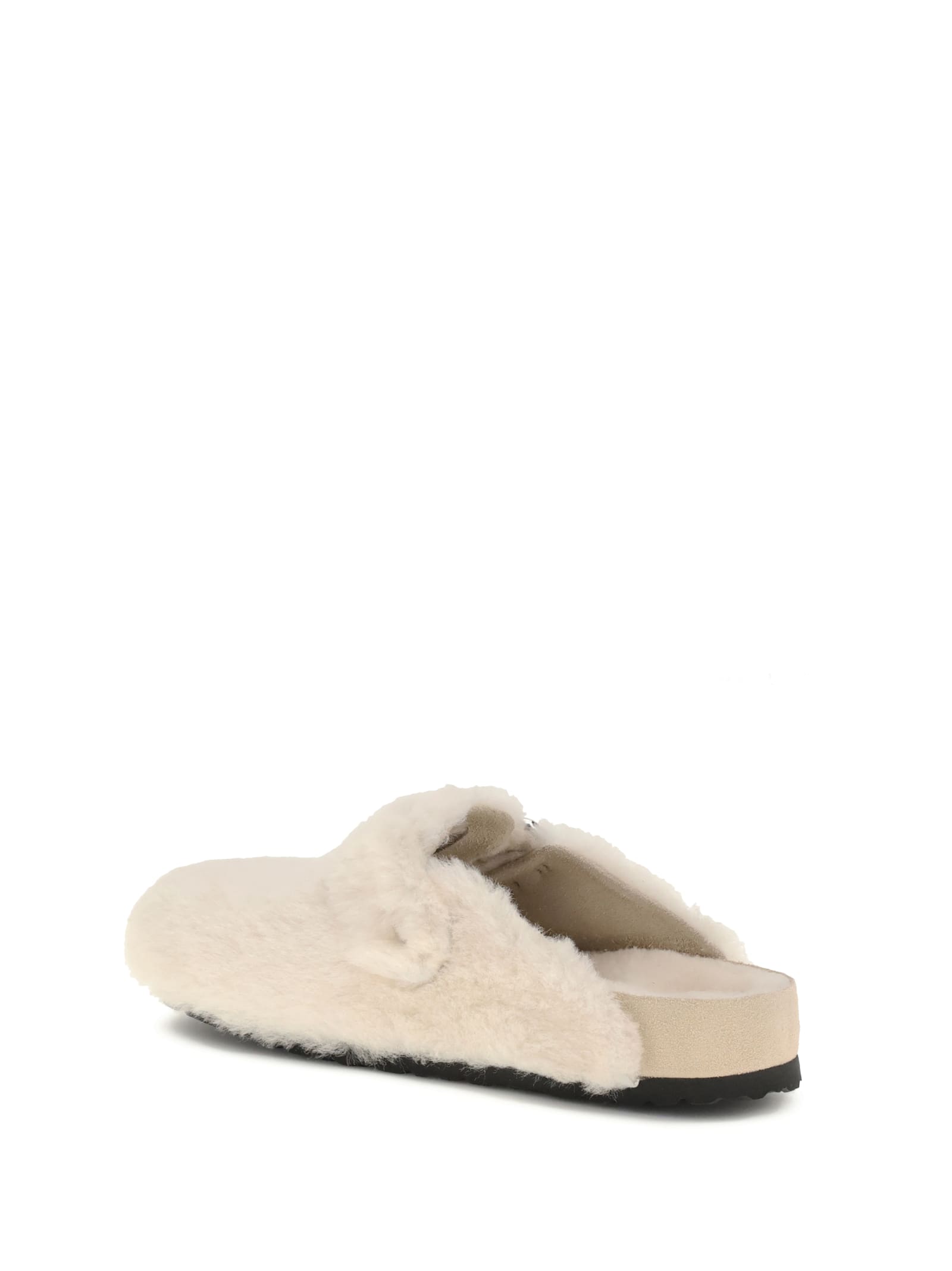 Birkenstock Boston Shearling Clogs Shoes In Multi