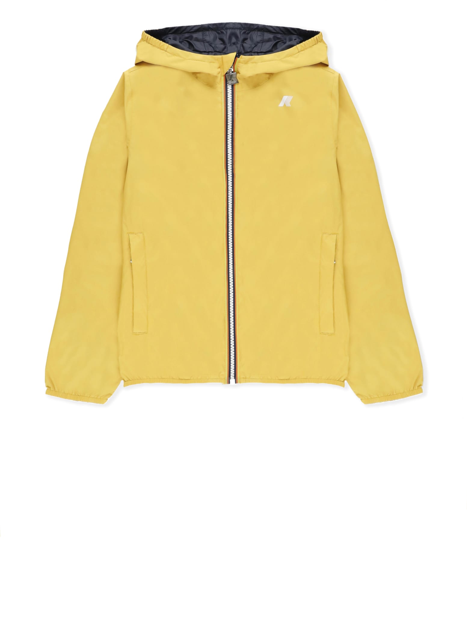 Shop K-way P Jake Eco Plus Double Jacket In Yellow