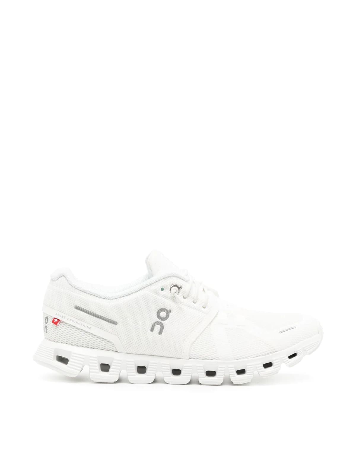 Shop On Running Cloud 5 Sneakers In Undyed White White